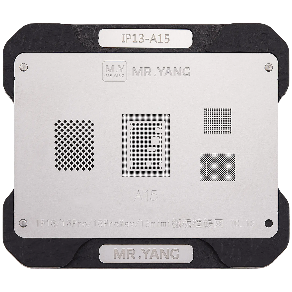 Reballing Schablone & Midframe/Rahmen Platform für iPhone 13 Serie