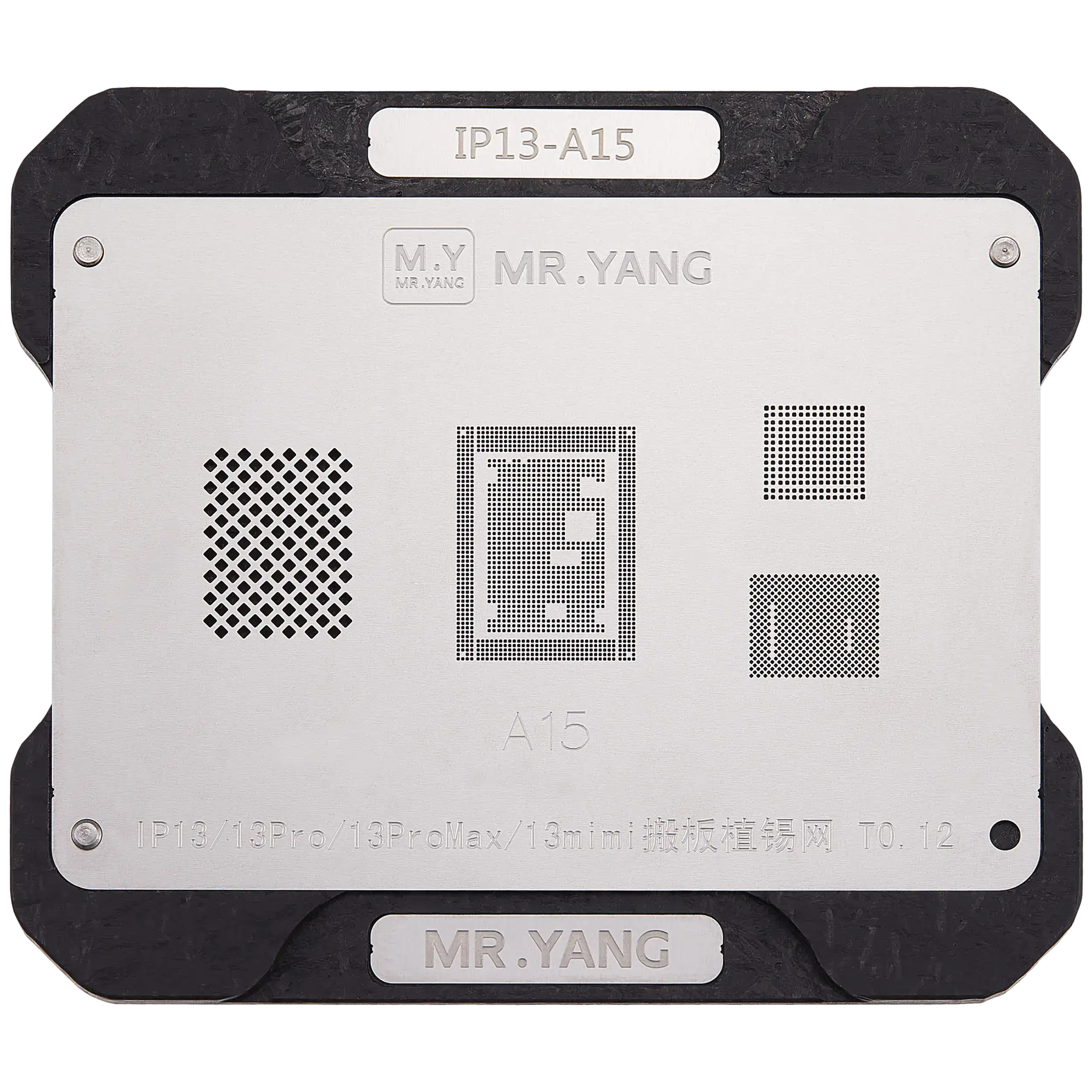 Reballing Schablone & Midframe/Rahmen Platform für iPhone 13 Serie