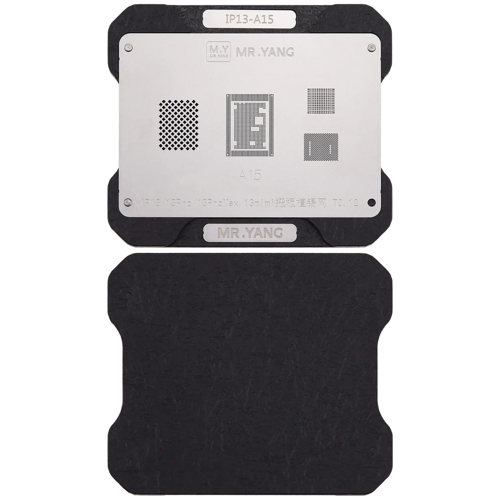 Reballing Schablone & Midframe/Rahmen Platform für iPhone 13 Serie