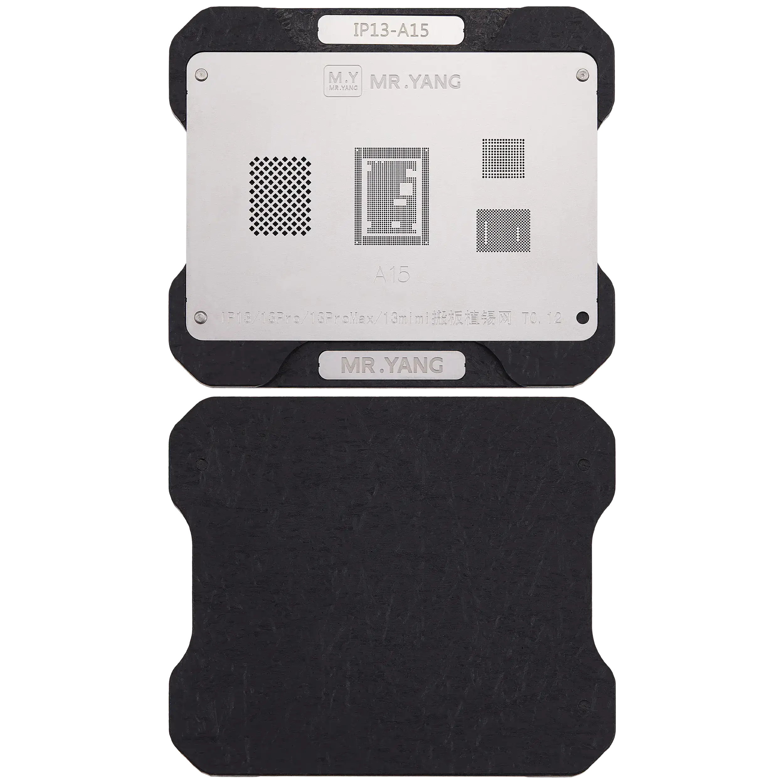 Reballing Schablone & Midframe/Rahmen Platform für iPhone 13 Serie