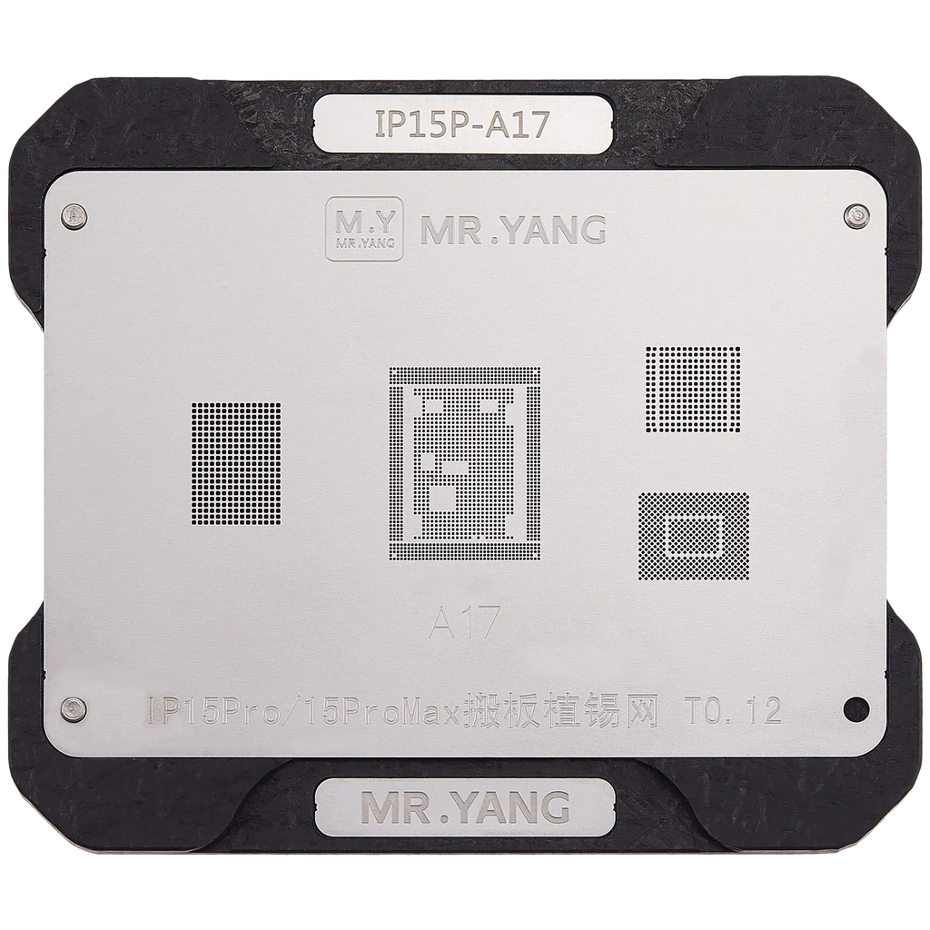 A17 Reballing-Schablone & Rahmen für iPhone 15 Pro/Max