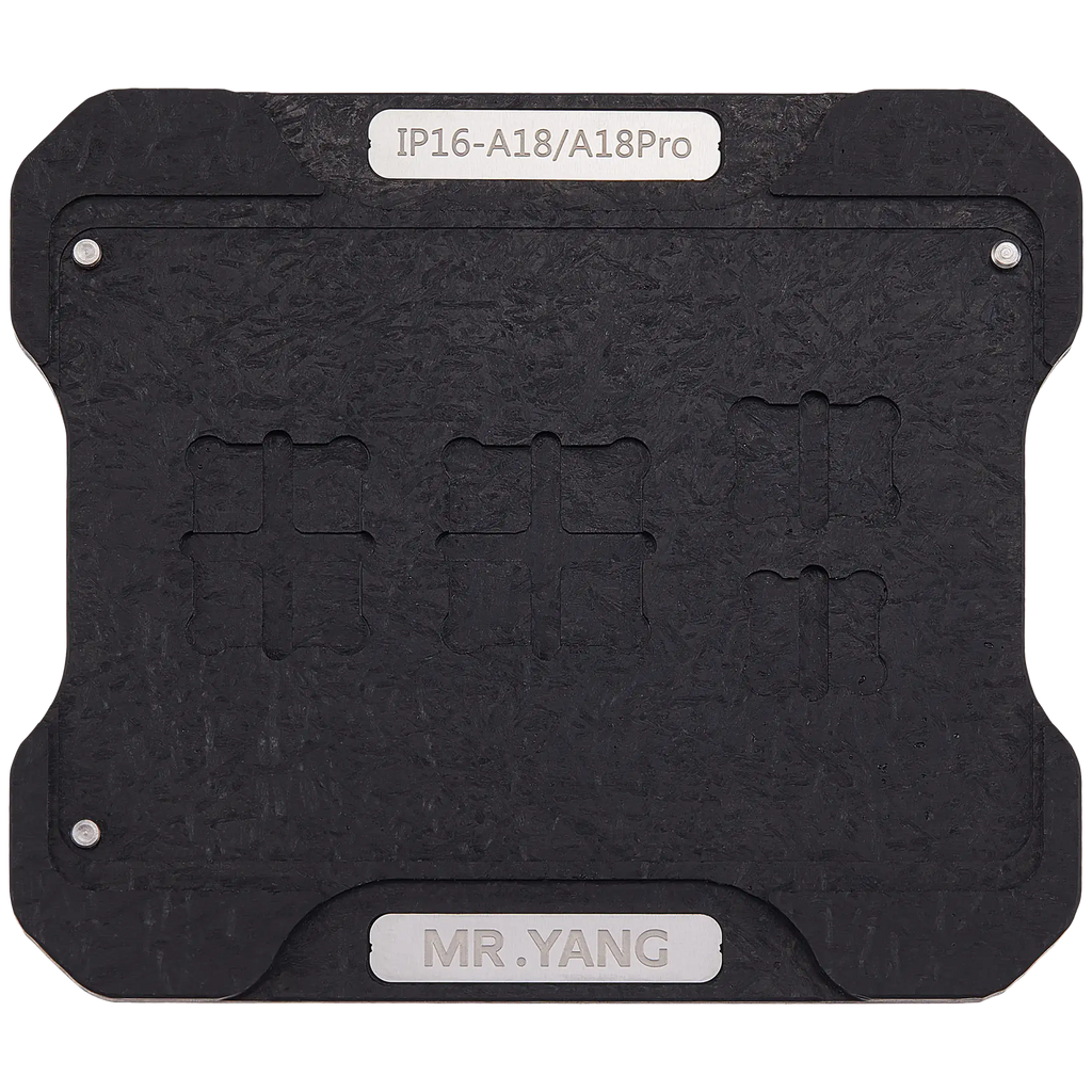 M.Y Board Transfer Reballing Stencil (A18 / A18 pro) and Mid-Layer Reballing Platform for iPhone 16 Series