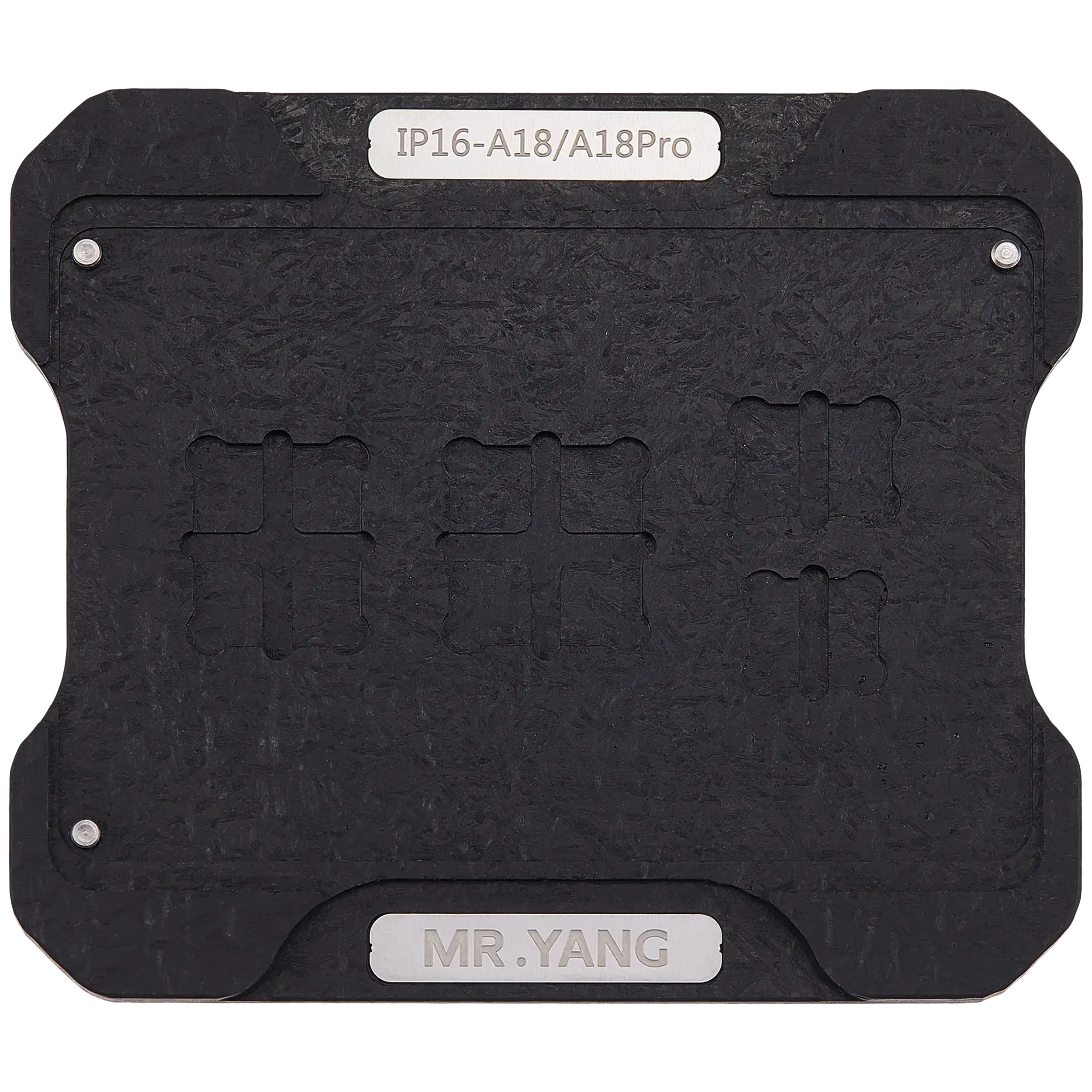 M.Y Board Transfer Reballing Stencil (A18 / A18 pro) and Mid-Layer Reballing Platform for iPhone 16 Series