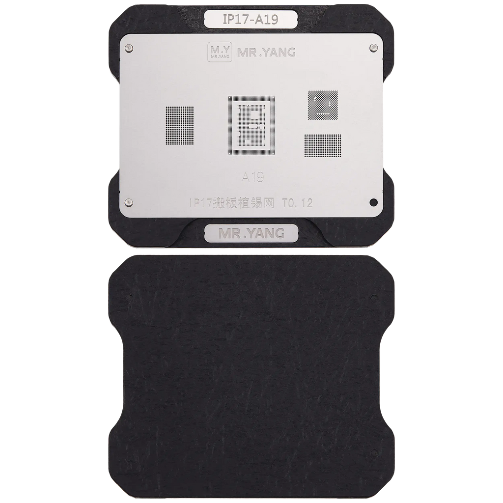 Reballing-Schablone A19 & Rahmenplattform für iPhone 17 Serie