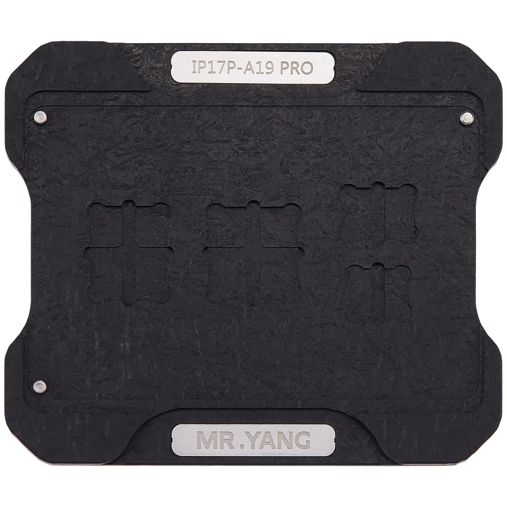 M.Y Board Transfer Reballing Stencil (A19 Pro) & Middle Layer Frame Reballing Platform for iPhone 17 Pro / 17 Pro Max / 17 Air