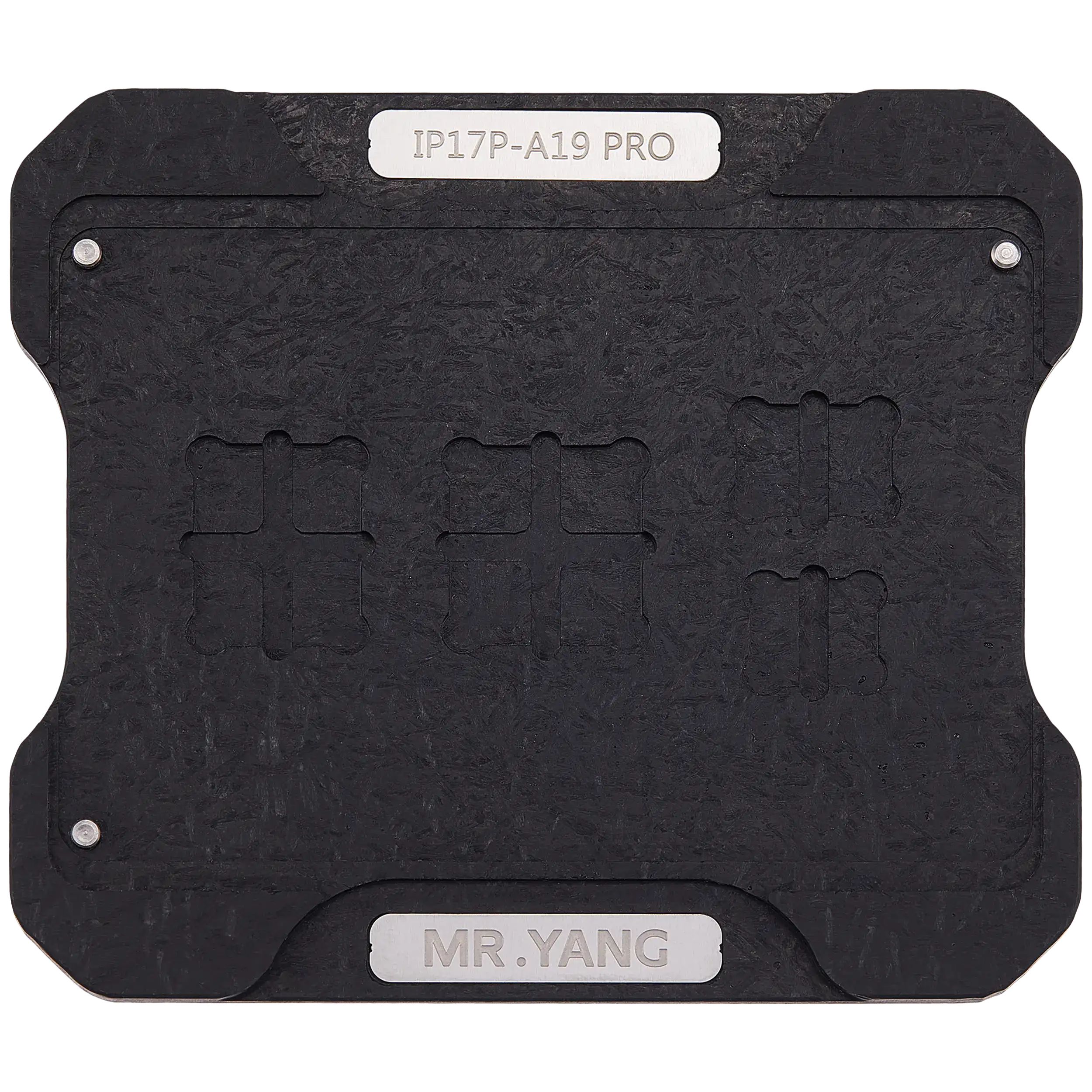 M.Y Board Transfer Reballing Stencil (A19 Pro) & Middle Layer Frame Reballing Platform for iPhone 17 Pro / 17 Pro Max / 17 Air