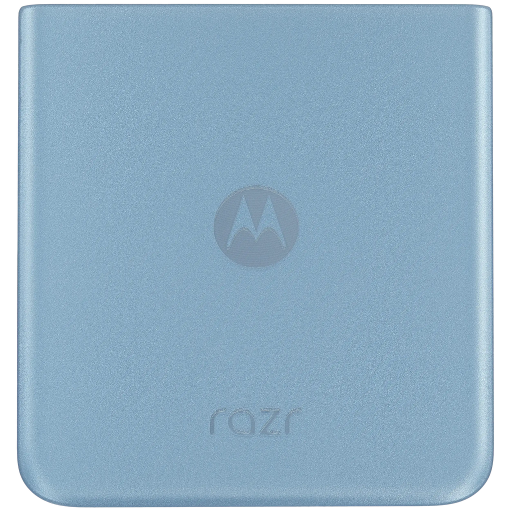 Bottom Backcover Glass für Motorola Razr Plus / Razr 40 Ultra (XT2321 / 2023) (Premium) (Glacier Blue)