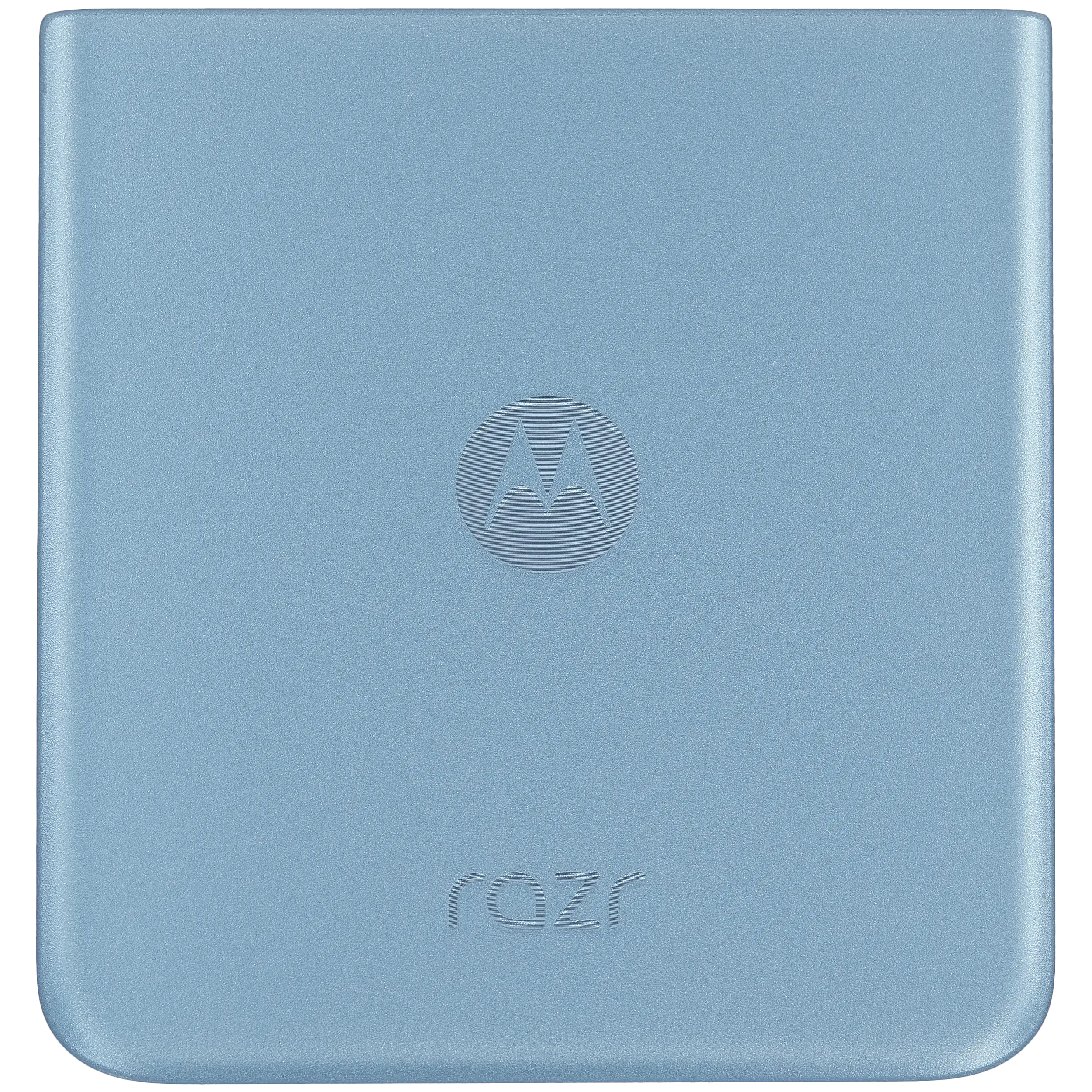 Bottom Backcover Glass für Motorola Razr Plus / Razr 40 Ultra (XT2321 / 2023) (Premium) (Glacier Blue)