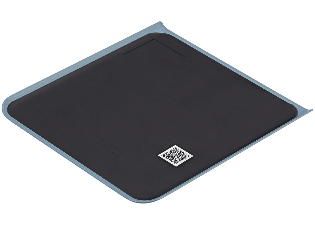 Bottom Backcover Glass für Motorola Razr Plus / Razr 40 Ultra (XT2321 / 2023) (Premium) (Glacier Blue)