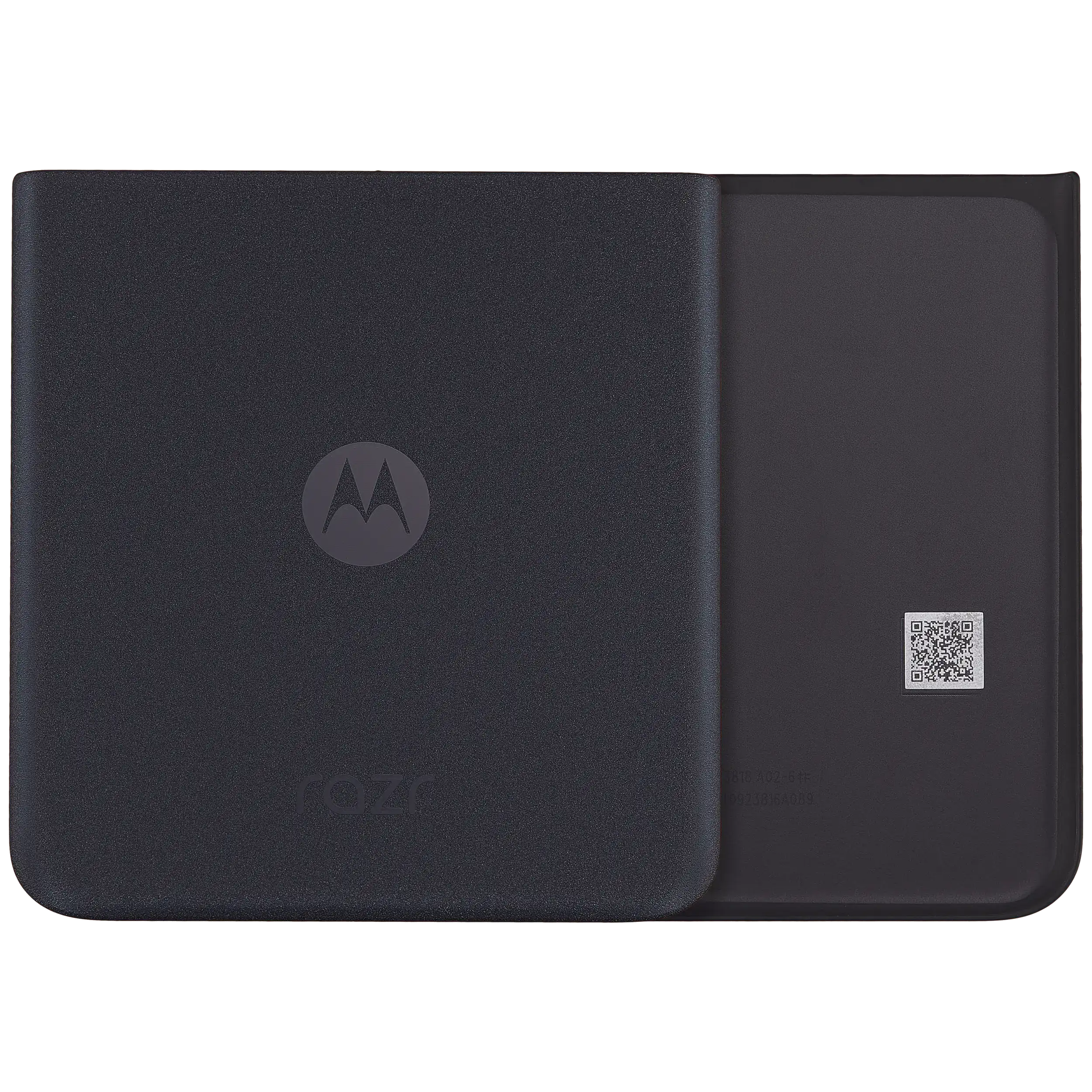 Bottom Backcover Glass für Motorola Razr Plus / Razr 40 Ultra (XT2321 / 2023) (Premium) (Infinite Black)