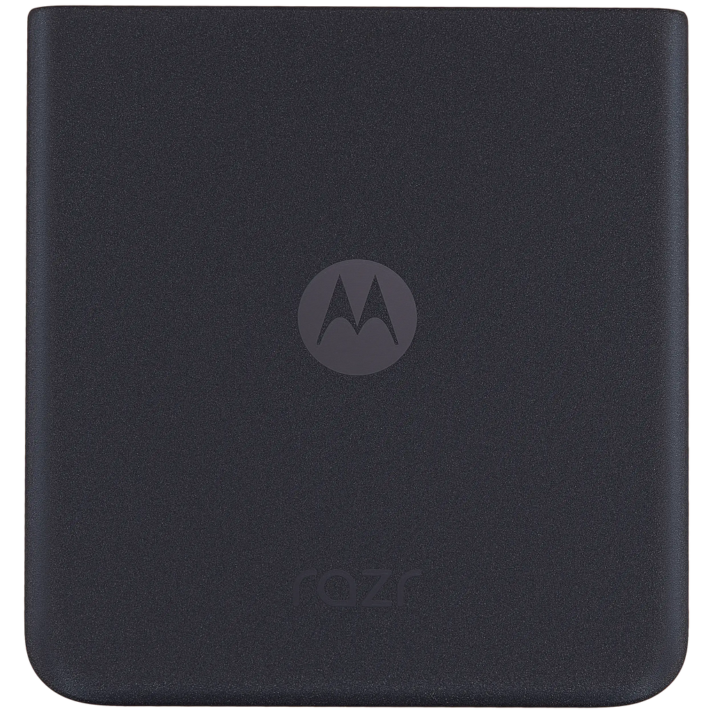 Bottom Backcover Glass für Motorola Razr Plus / Razr 40 Ultra (XT2321 / 2023) (Premium) (Infinite Black)