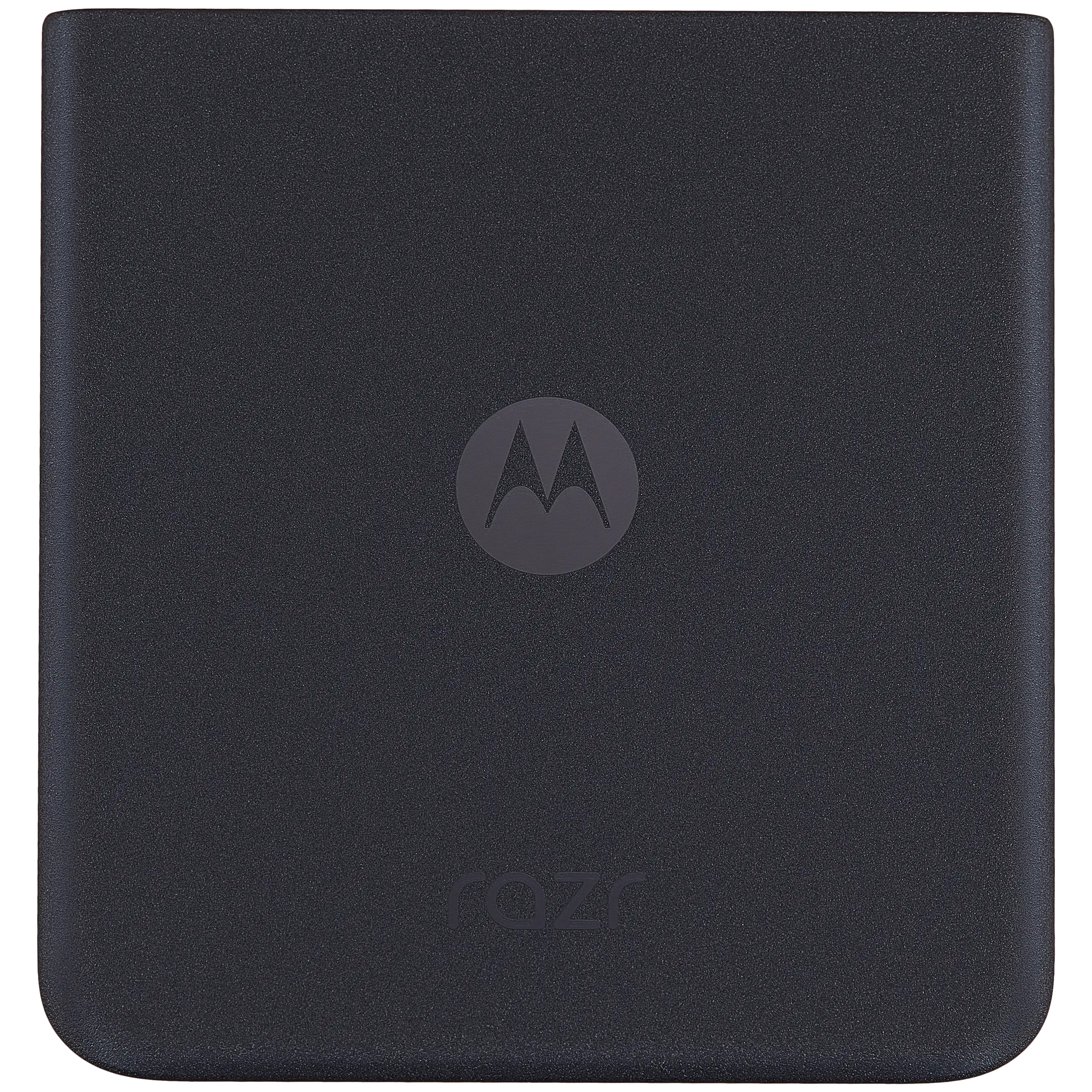 Bottom Backcover Glass für Motorola Razr Plus / Razr 40 Ultra (XT2321 / 2023) (Premium) (Infinite Black)