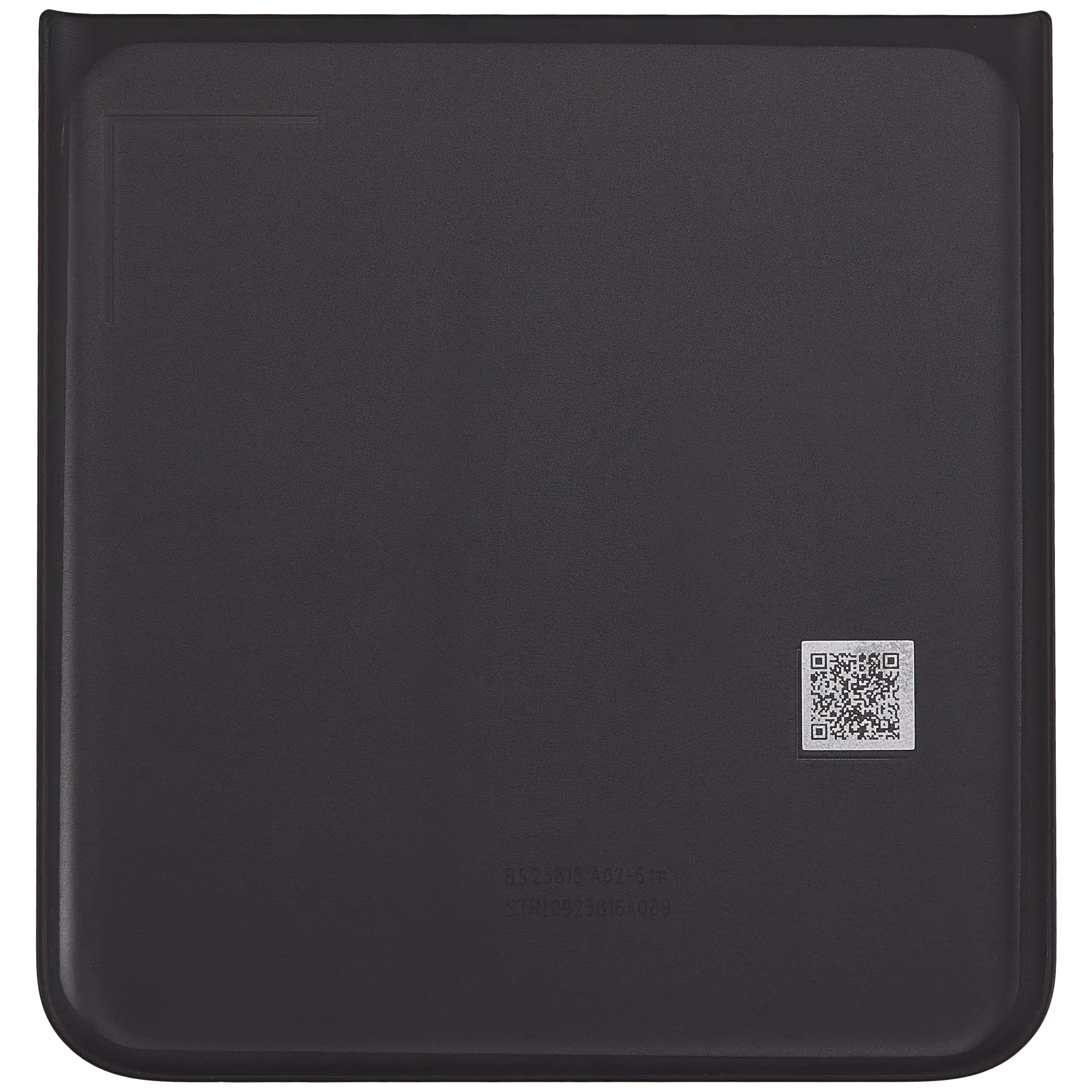 Bottom Backcover Glass für Motorola Razr Plus / Razr 40 Ultra (XT2321 / 2023) (Premium) (Infinite Black)
