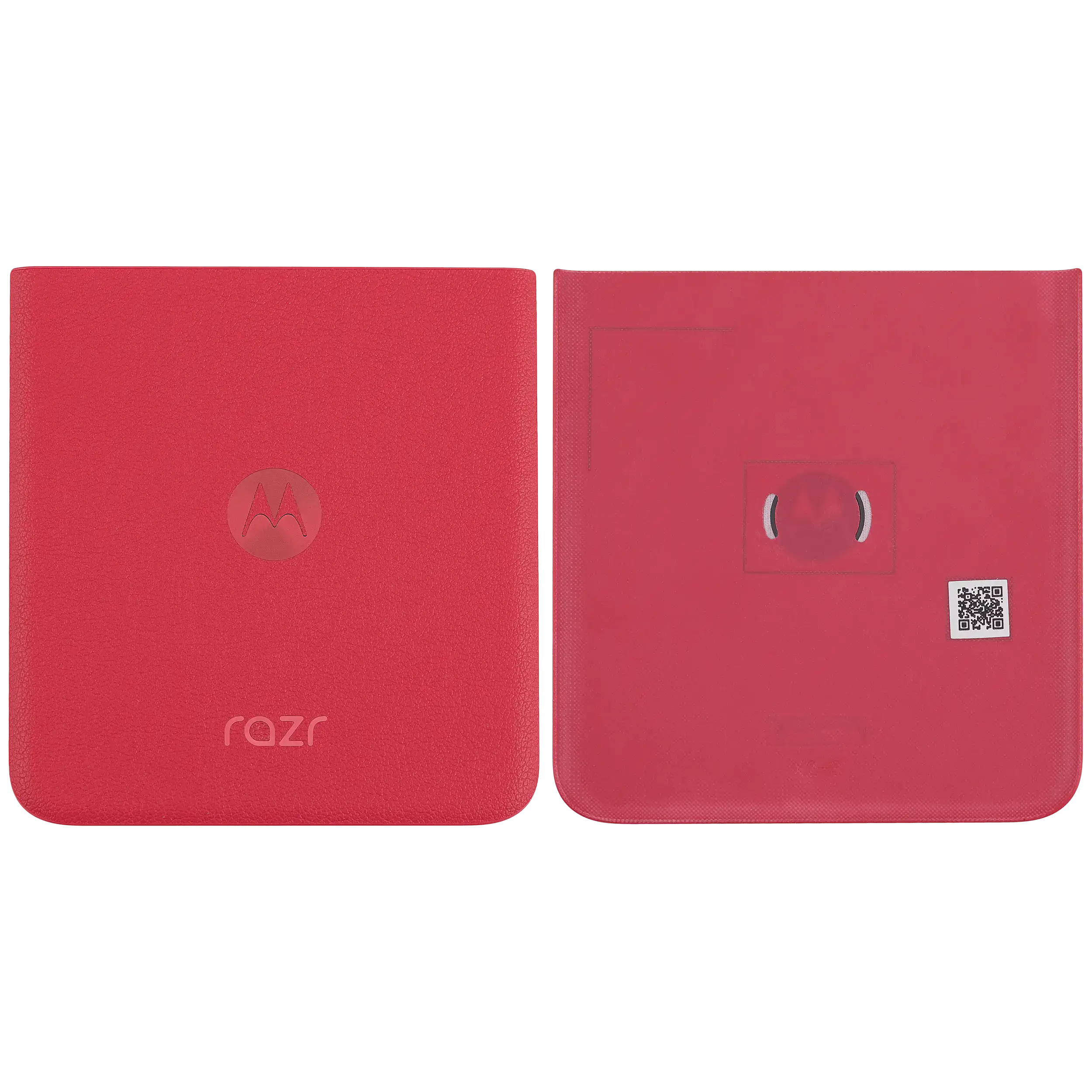 Bottom Backcover Glass für Motorola Razr Plus / Razr 40 Ultra (XT2321 / 2023) (Premium) (Viva Magenta)