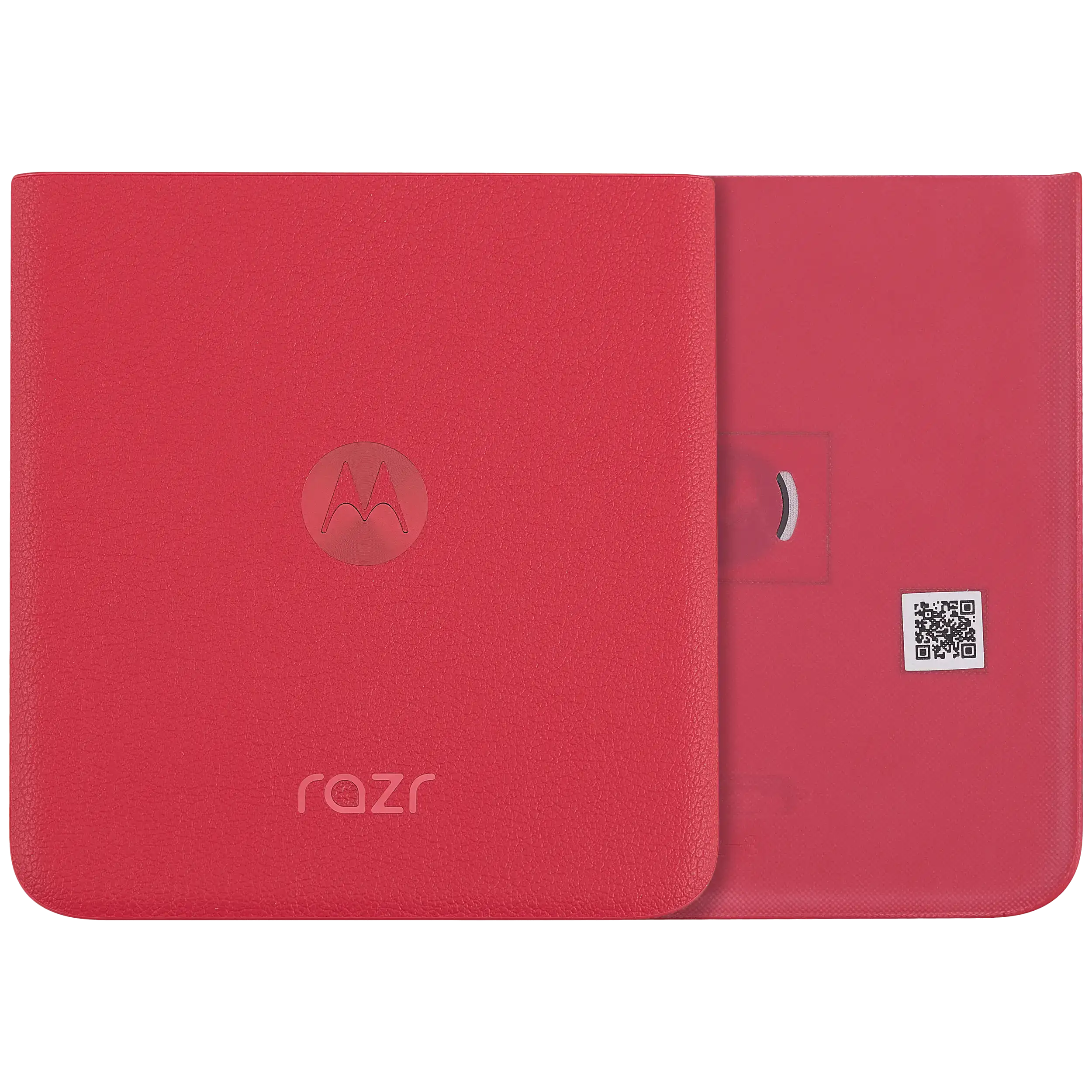 Bottom Backcover Glass für Motorola Razr Plus / Razr 40 Ultra (XT2321 / 2023) (Premium) (Viva Magenta)
