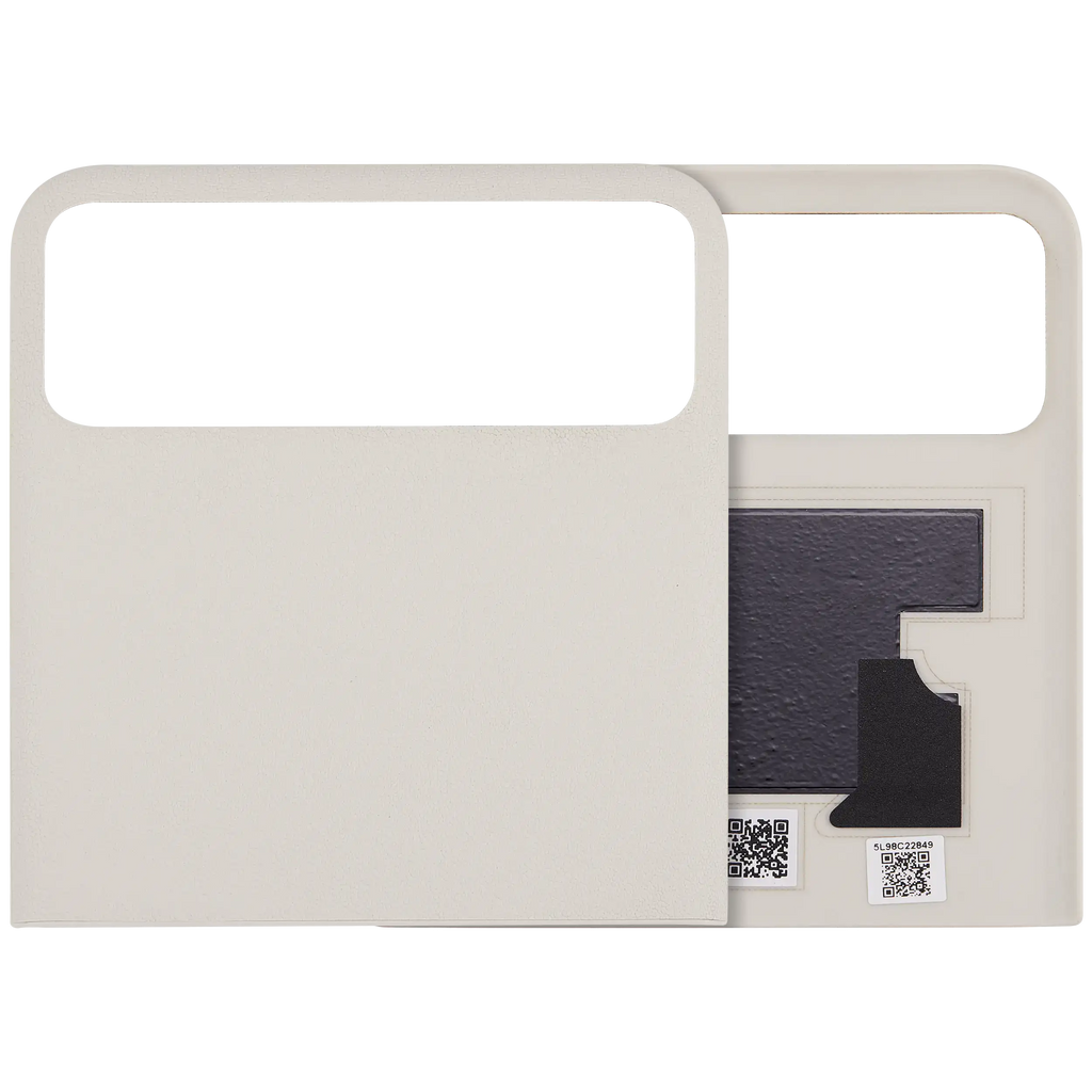 Top OLED Backcover Glass für Motorola Razr / Razr 40 (XT2323 / 2023) (Premium) (Vanilla Cream)