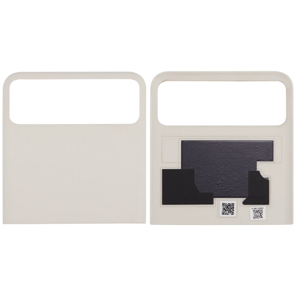Top OLED Backcover Glass für Motorola Razr / Razr 40 (XT2323 / 2023) (Premium) (Vanilla Cream)