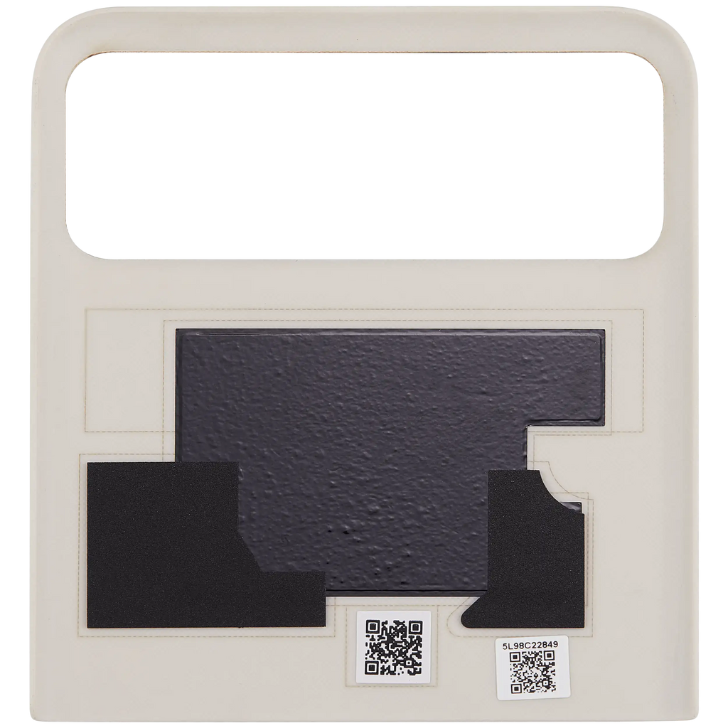 Top OLED Backcover Glass für Motorola Razr / Razr 40 (XT2323 / 2023) (Premium) (Vanilla Cream)