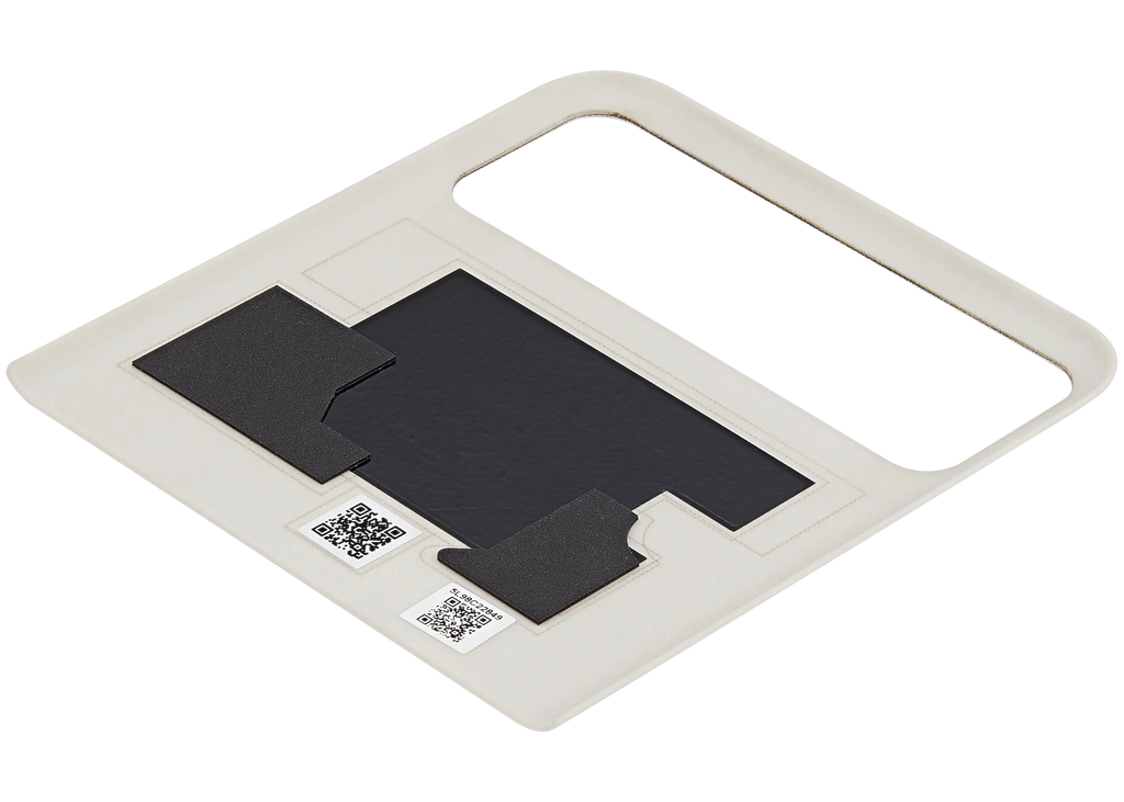 Top OLED Backcover Glass für Motorola Razr / Razr 40 (XT2323 / 2023) (Premium) (Vanilla Cream)
