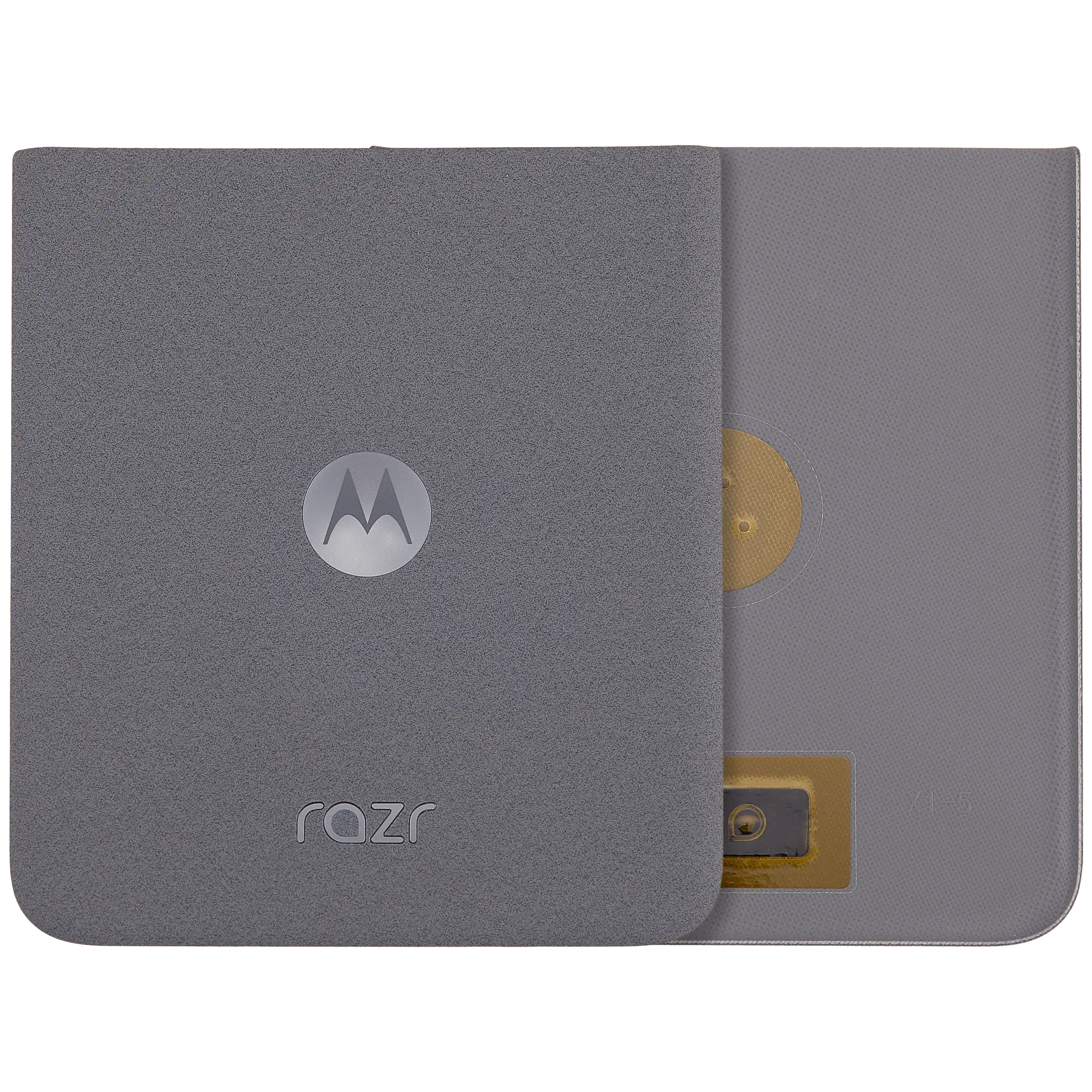 Backcover Glass für Motorola Razr / Razr 50 (XT2453 / 2024) (Premium) (Koala Grey)