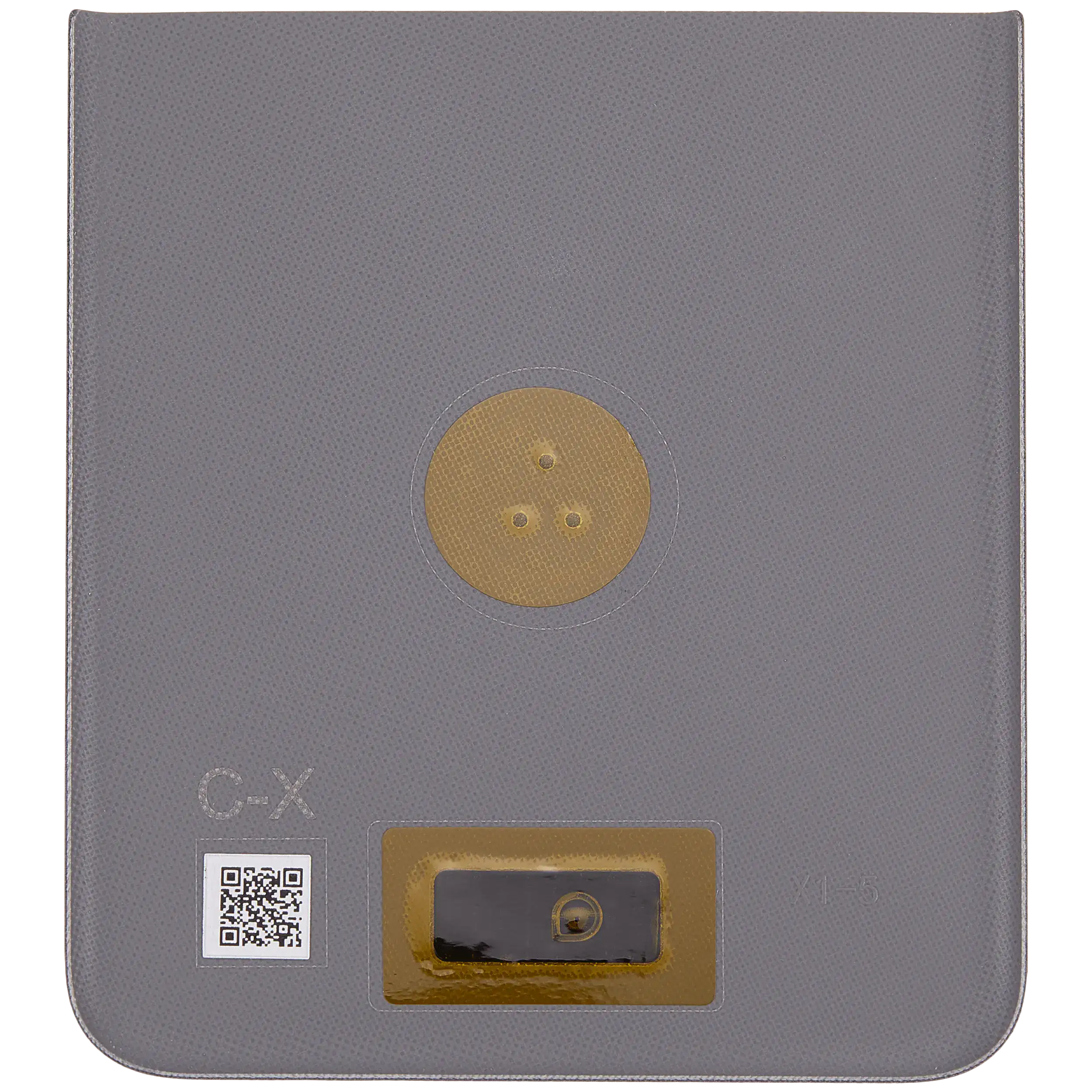 Backcover Glass für Motorola Razr / Razr 50 (XT2453 / 2024) (Premium) (Koala Grey)