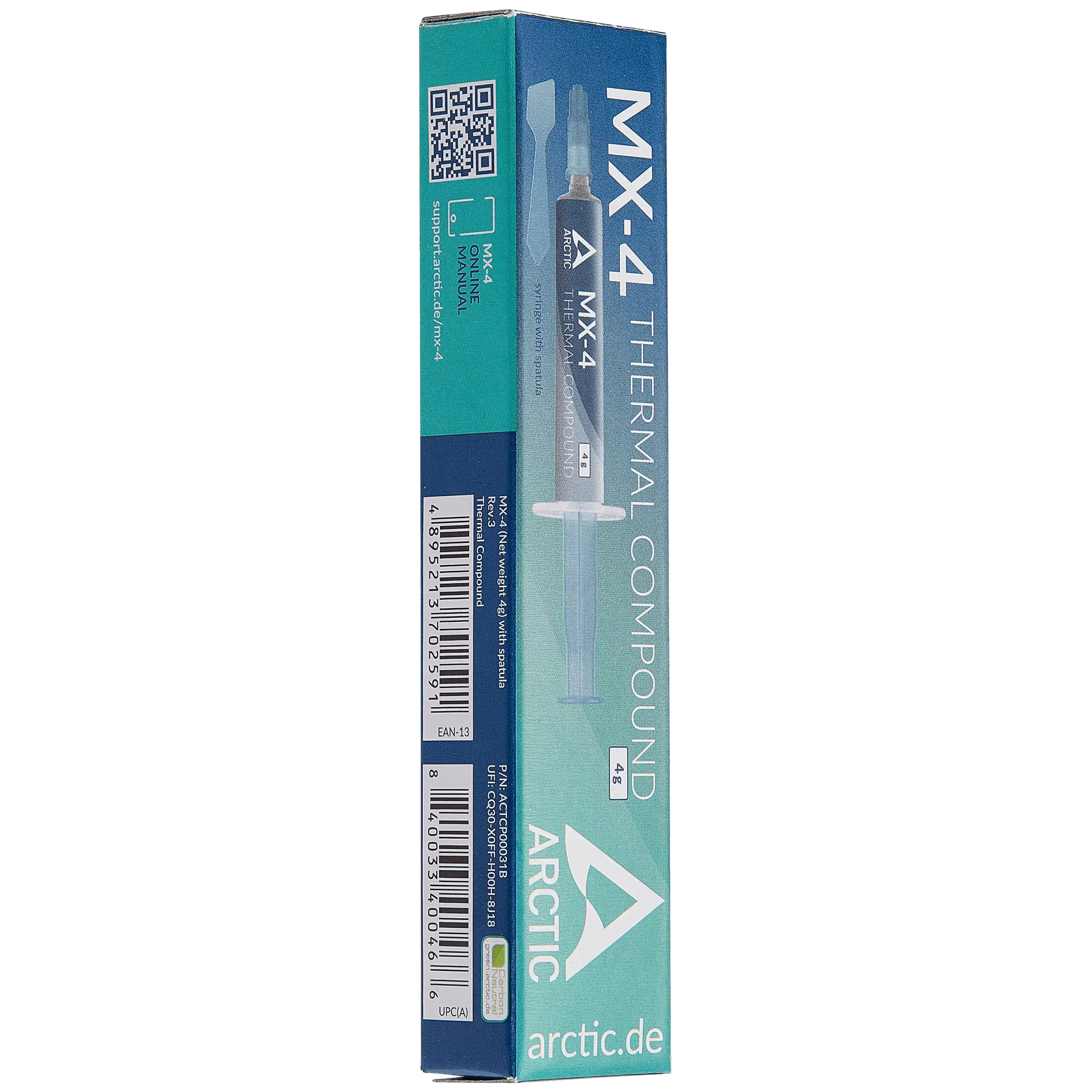 Arctic Silver MX-4 Wärmeleitpaste, kohlenstoffbasiert, Hochleistungs-Wärmeleitpa