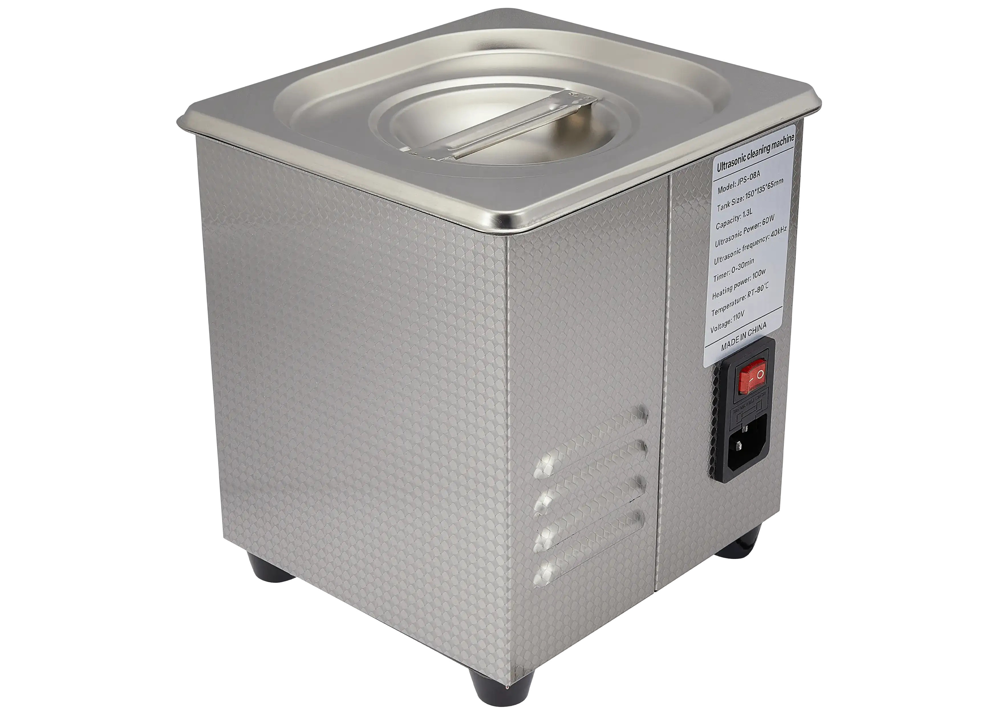 Ultraschall-Reinigungsmaschine JPS-08A (110V, US-Stecker)