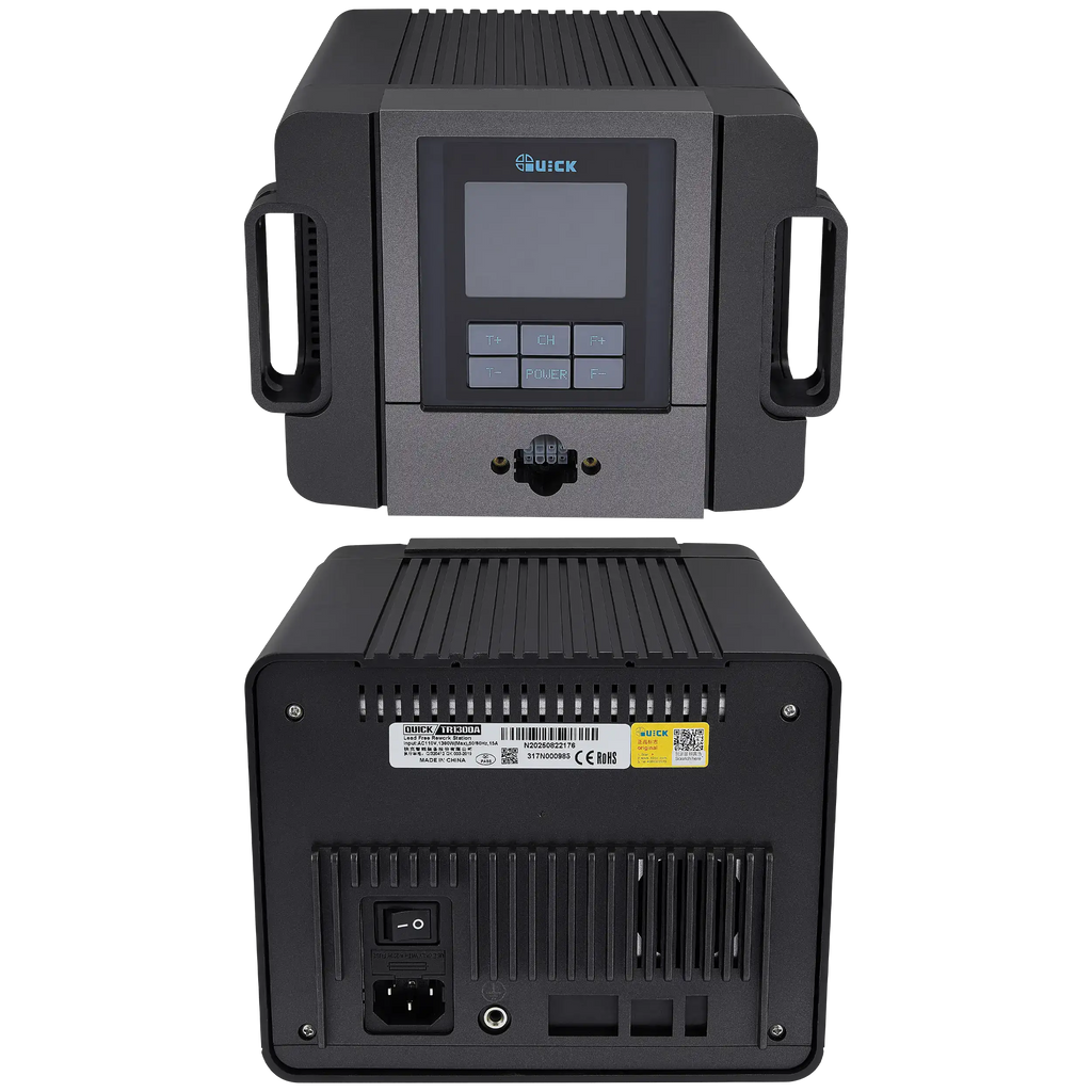 Quick TR1300A Intelligente Heißluft-Rework-Lötstation (1300W, 110V, Nordamerika)