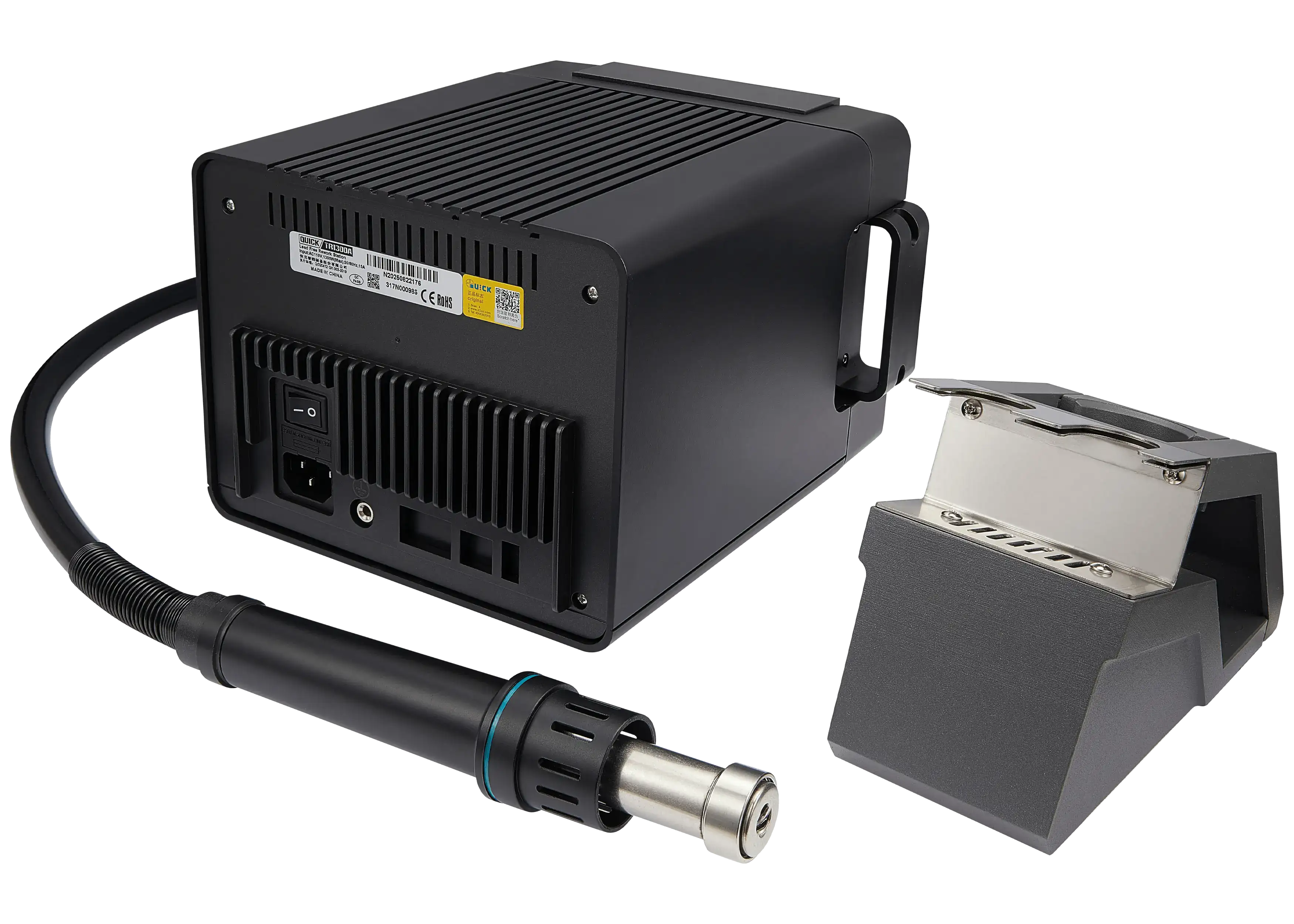 Quick TR1300A Intelligente Heißluft-Rework-Lötstation (1300W, 110V, Nordamerika)