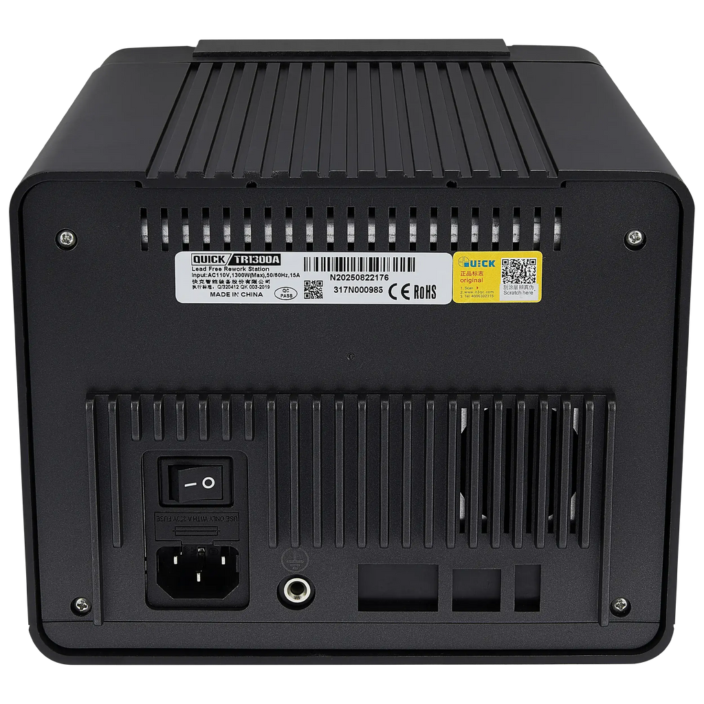 Quick TR1300A Intelligente Heißluft-Rework-Lötstation (1300W, 110V, Nordamerika)