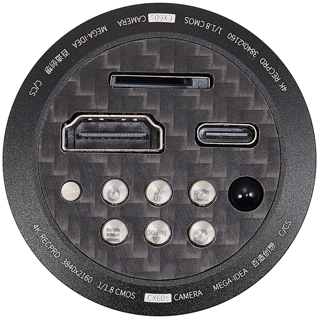 CX60S 4K Industriekamera für Gorilla 6558 Mikroskop (110V - 220V US-Stecker)
