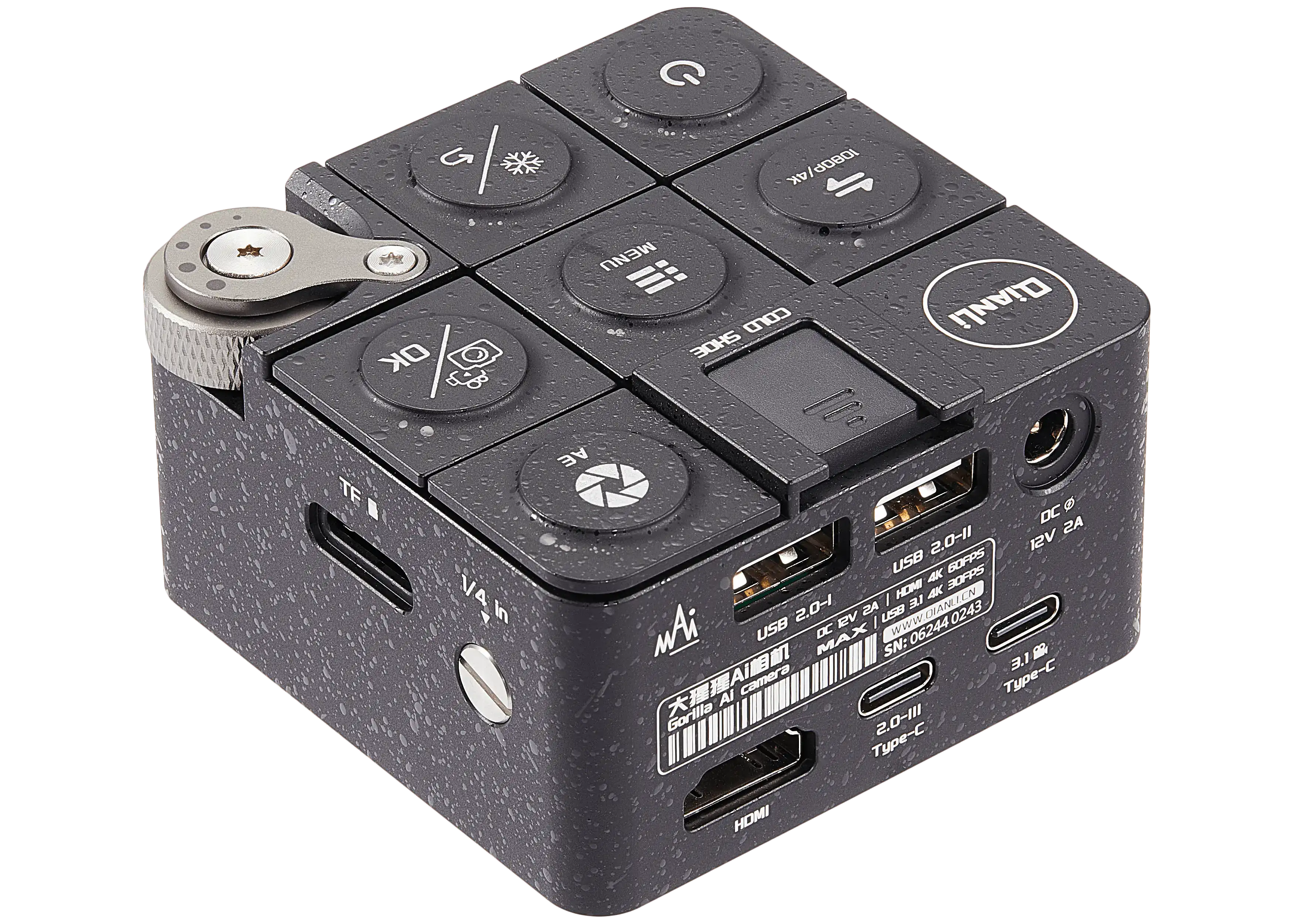 AI 4K × 2K HDMI / USB Industrial Camera for Gorilla 6558 Microscope (110V - 220V US Plug) (Qianli)