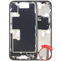 Midframe/Frame with Small Parts for iPhone 16 Pro (US Version) (Used OEM Pull, Quality B) (Desert Titanium)