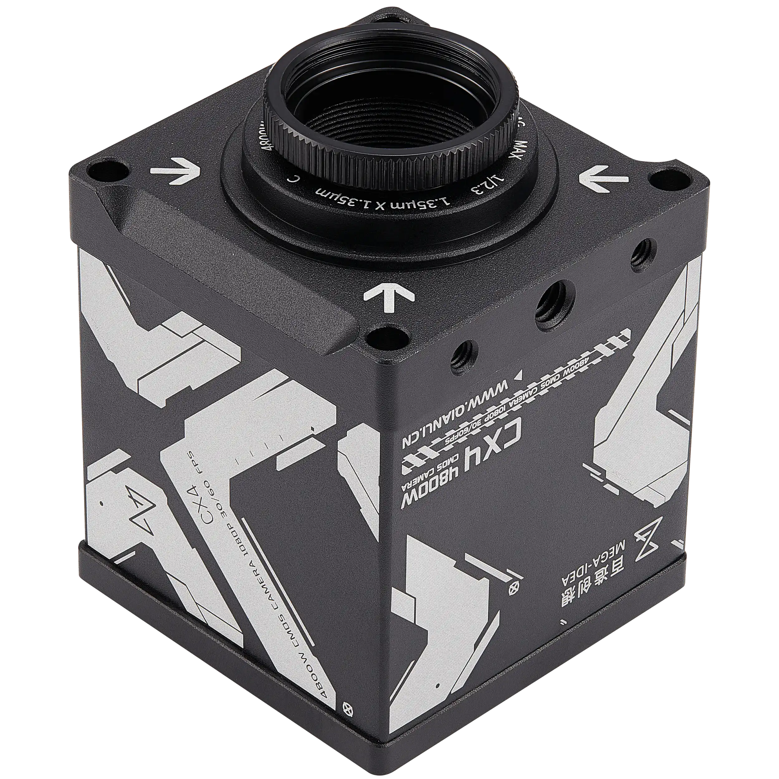 CX4 CMOS Industrial Microscope Camera with C-Mount, 110V-220V US Plug, Qianli