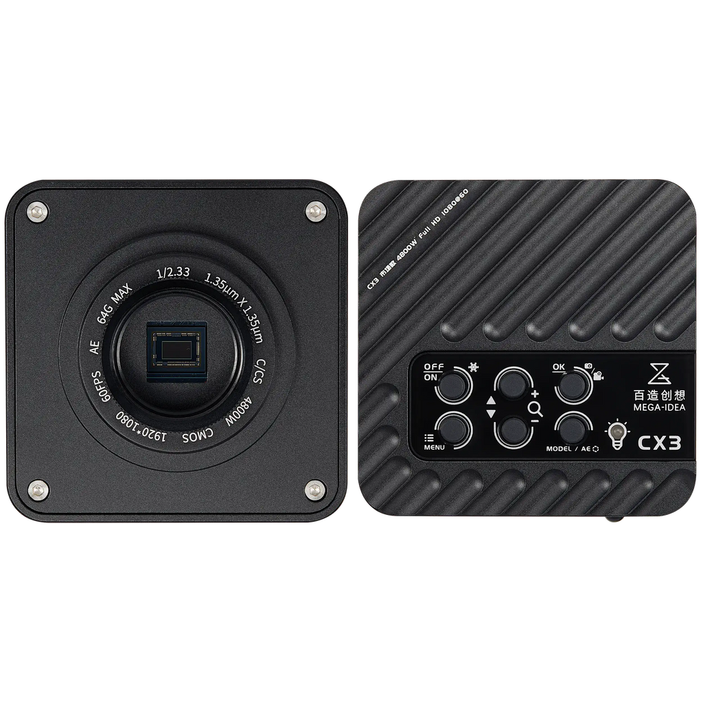 CX3 CMOS Industrial Microscope Camera for C and CS Mounts (110V-220V US Plug) Qianli