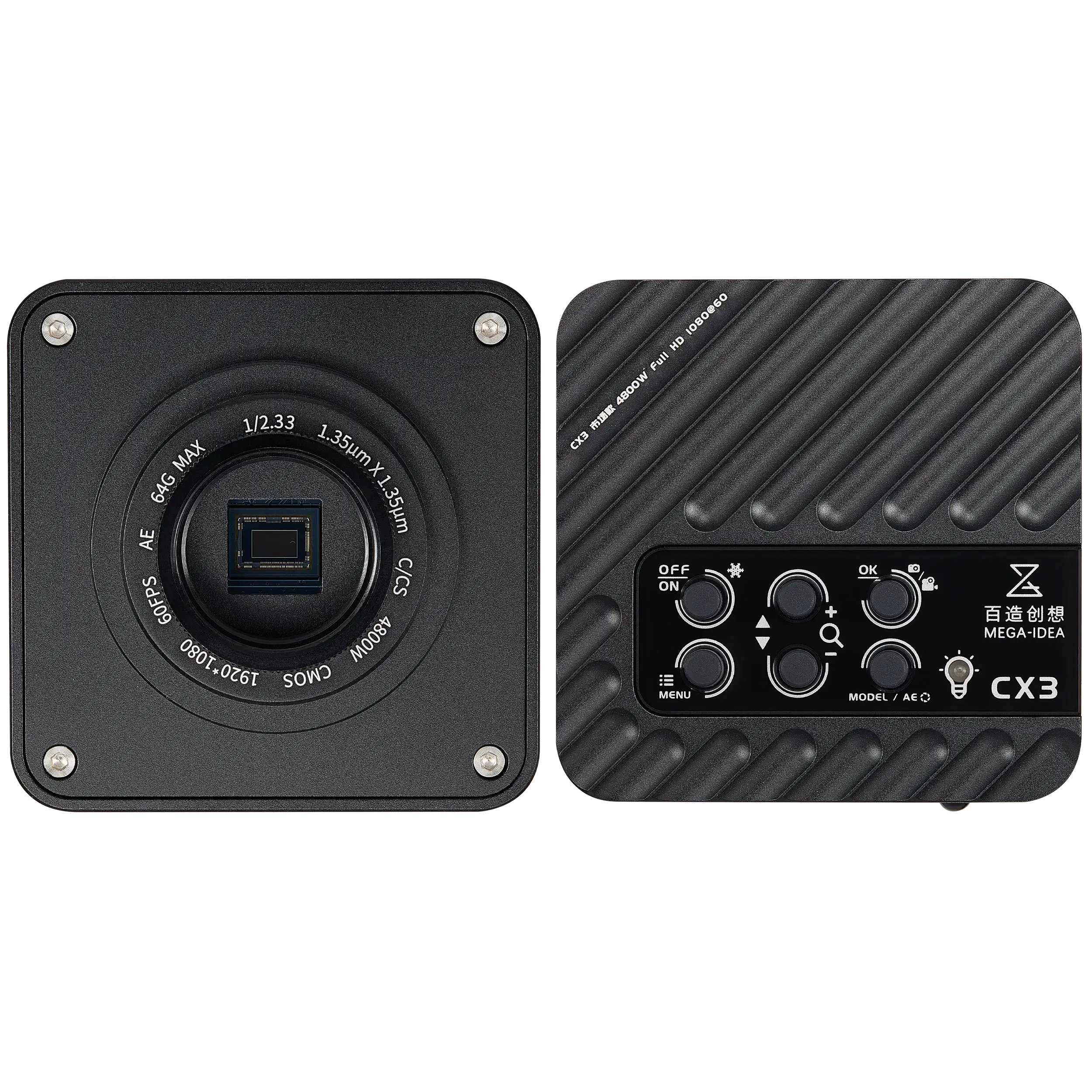 CX3 CMOS Industrial Microscope Camera for C and CS Mounts (110V-220V US Plug) Qianli