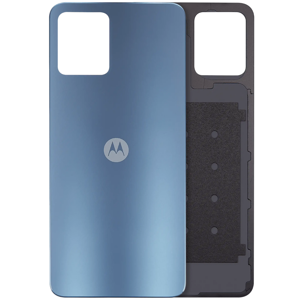 Backcover Glass für Motorola Moto G23 (XT2333 / 2023) (Premium) ((Steel Blue)