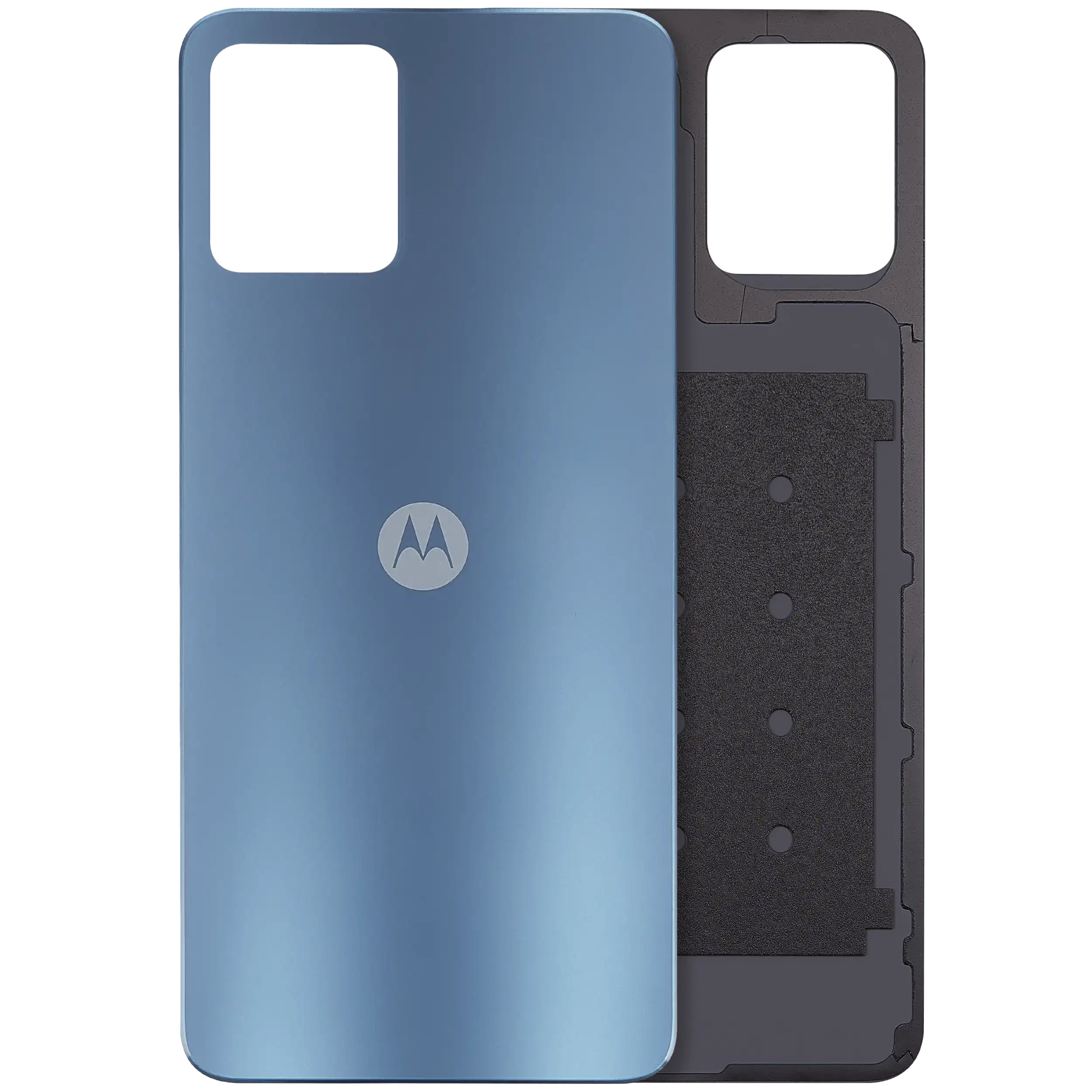 Backcover Glass für Motorola Moto G23 (XT2333 / 2023) (Premium) ((Steel Blue)