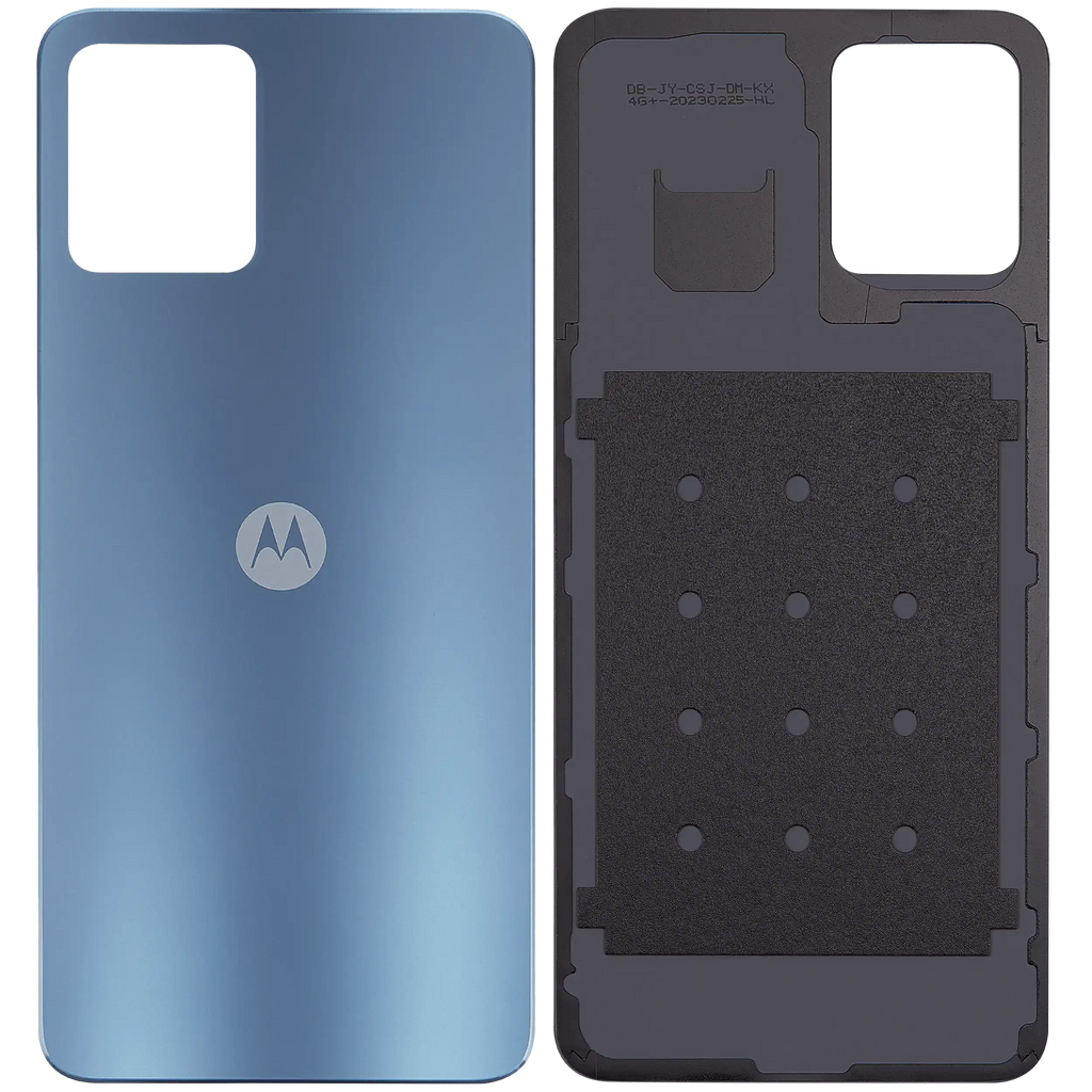 Backcover Glass für Motorola Moto G23 (XT2333 / 2023) (Premium) ((Steel Blue)