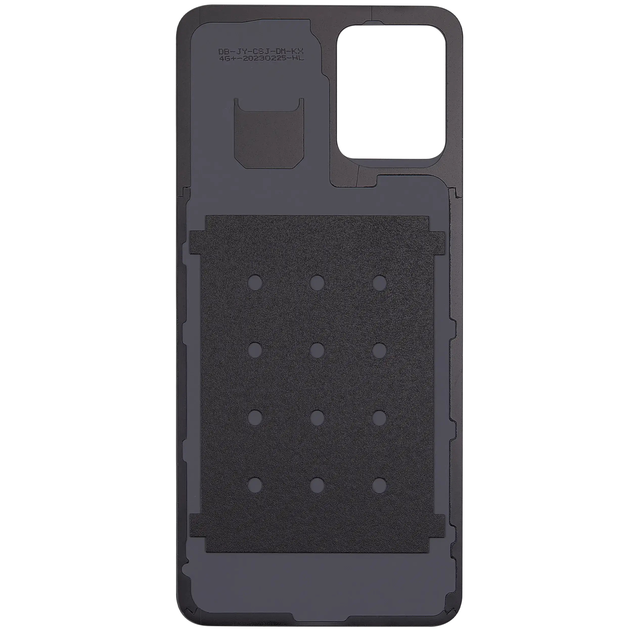 Backcover Glass für Motorola Moto G23 (XT2333 / 2023) (Premium) ((Steel Blue)
