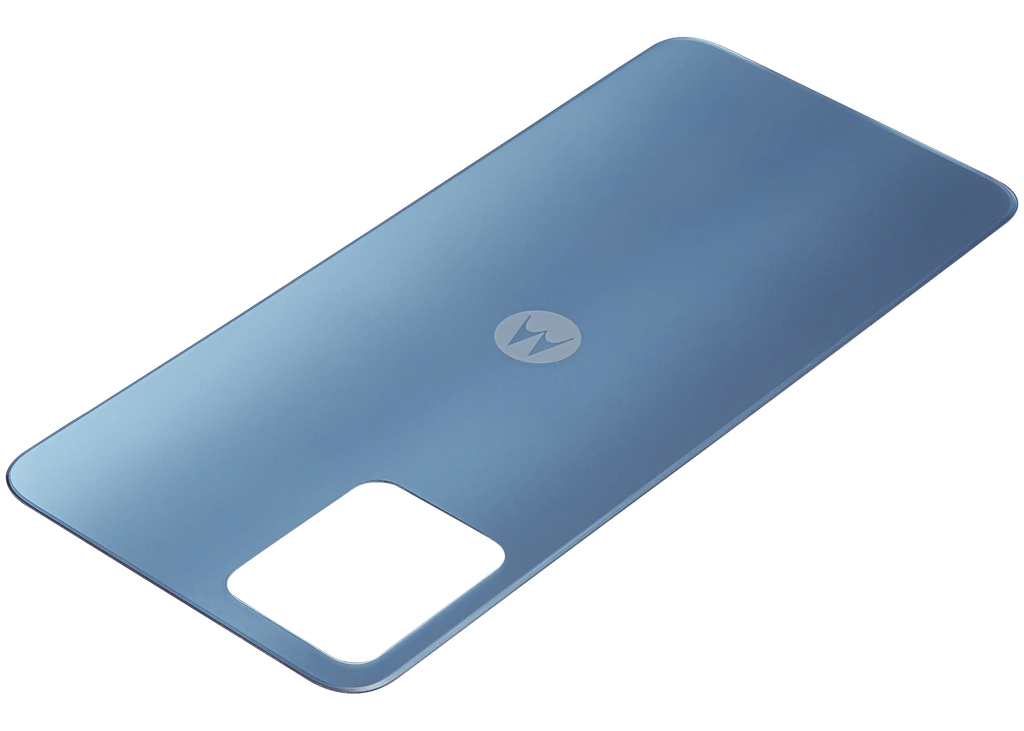 Backcover Glass für Motorola Moto G23 (XT2333 / 2023) (Premium) ((Steel Blue)