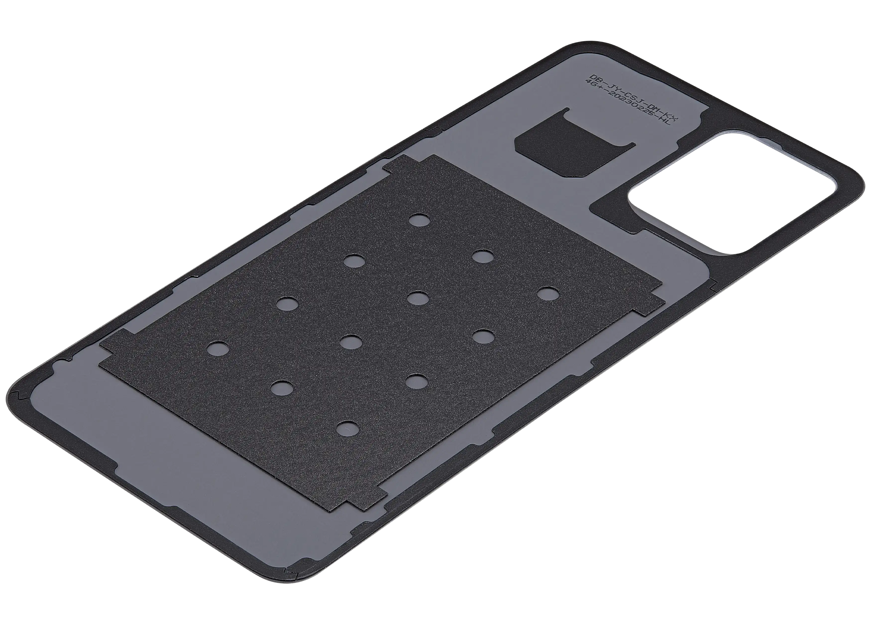 Backcover Glass für Motorola Moto G23 (XT2333 / 2023) (Premium) ((Steel Blue)