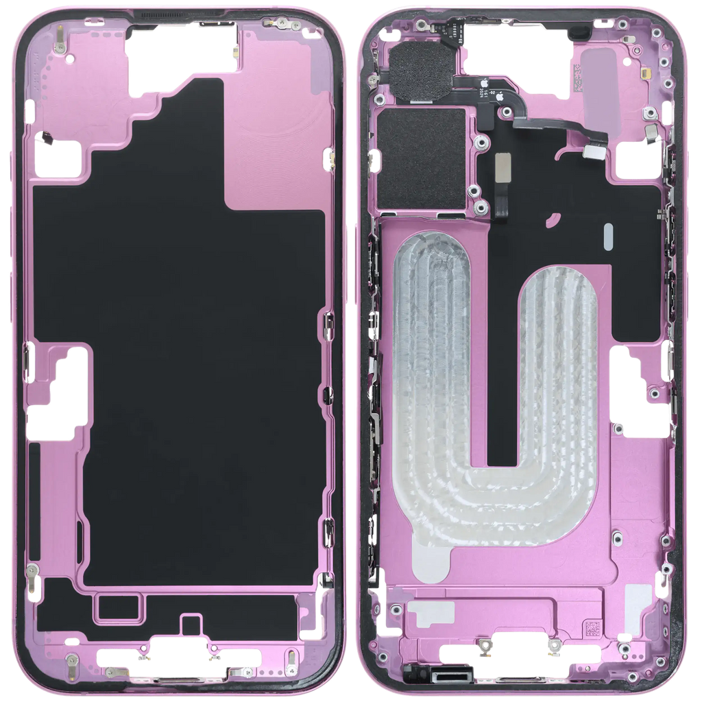 Original Apple-Ausbau C gebraucht – iPhone 16 US Version Rahmen Rosa