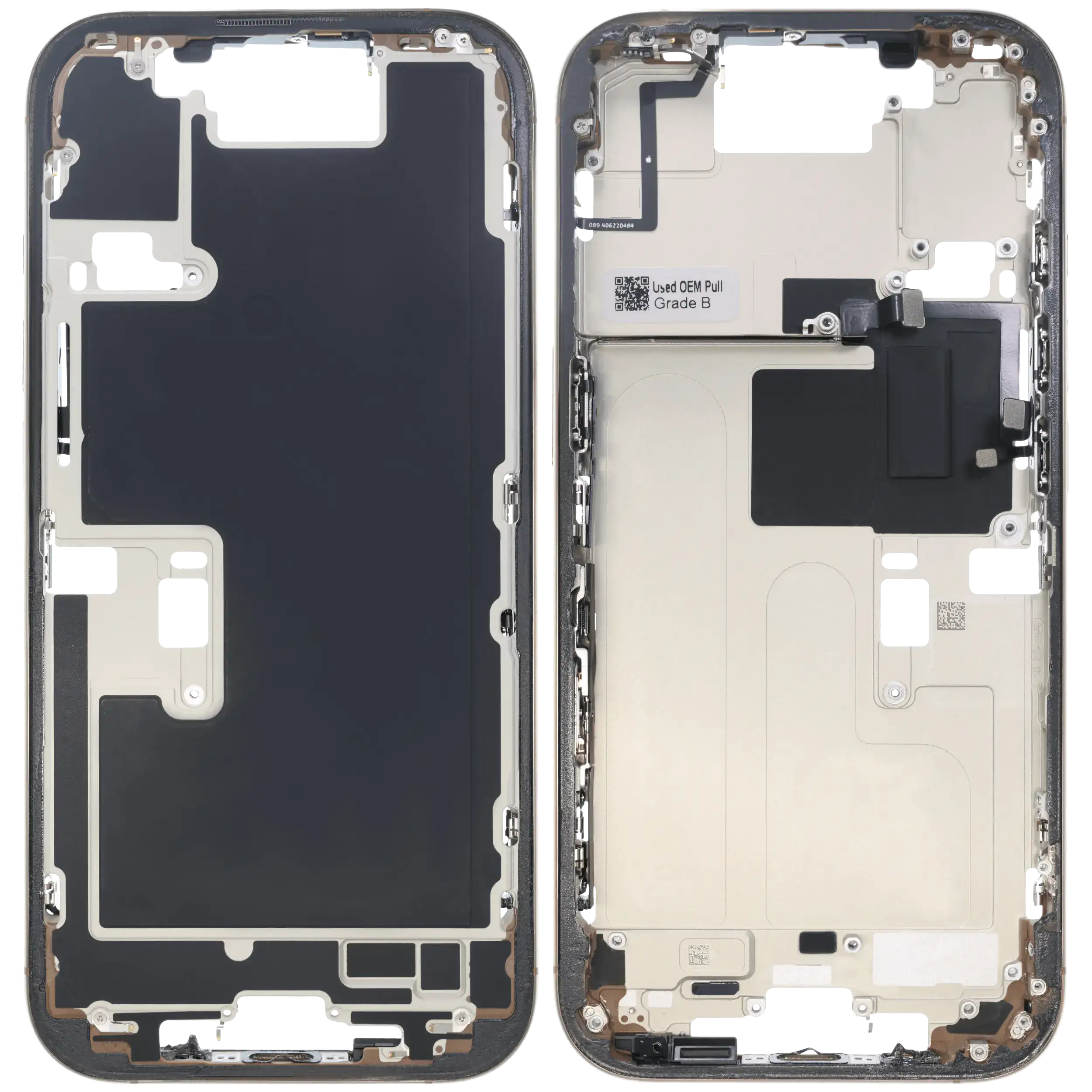 Original Apple-Ausbau C gebraucht – iPhone 16 Pro US Version Rahmen Wüstensand