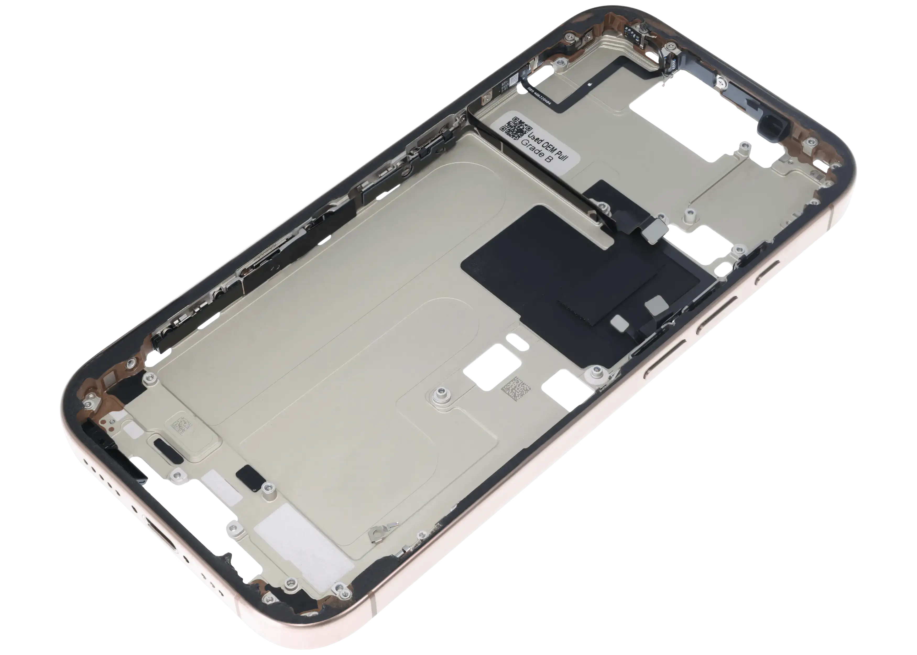 Original Apple-Ausbau C gebraucht – iPhone 16 Pro US Version Rahmen Wüstensand