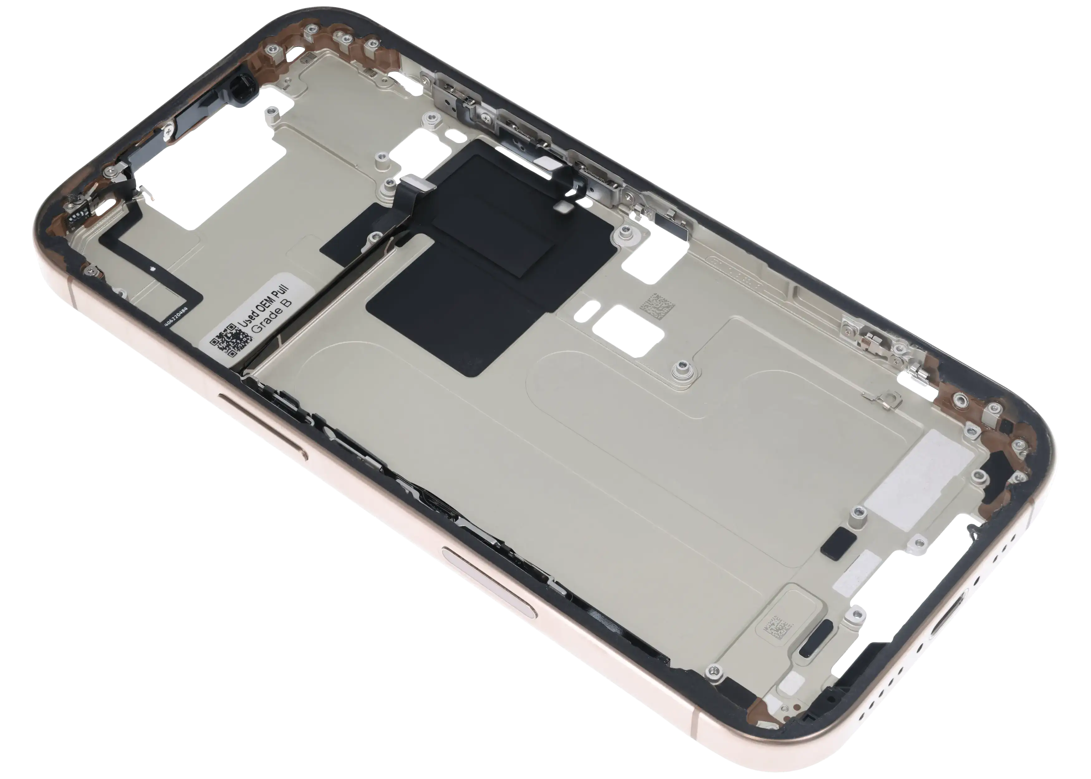 Original Apple-Ausbau C gebraucht – iPhone 16 Pro US Version Rahmen Wüstensand
