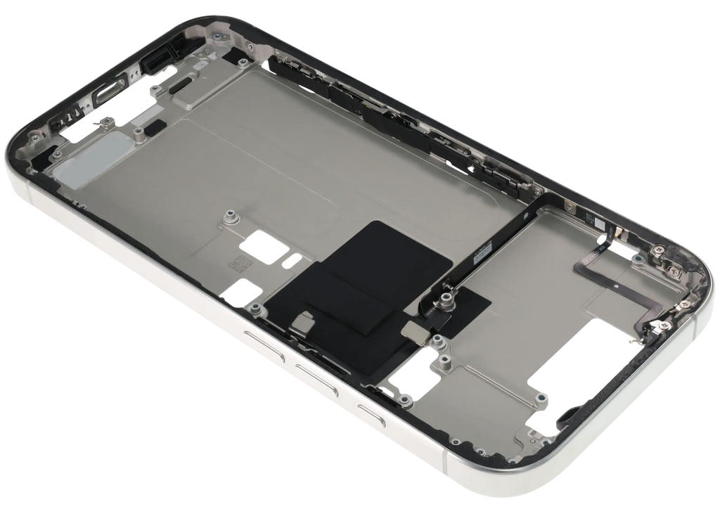 Original Apple-Ausbau C gebraucht – iPhone 16 Pro US Version Rahmen Weiß