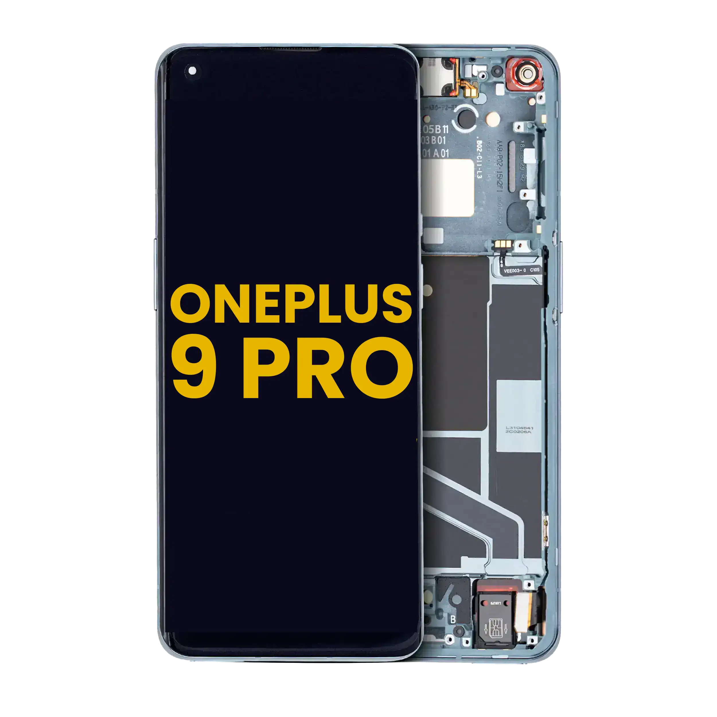 OLED-Display mit Rahmen für OnePlus 9 Pro Forest Green Refurbished
