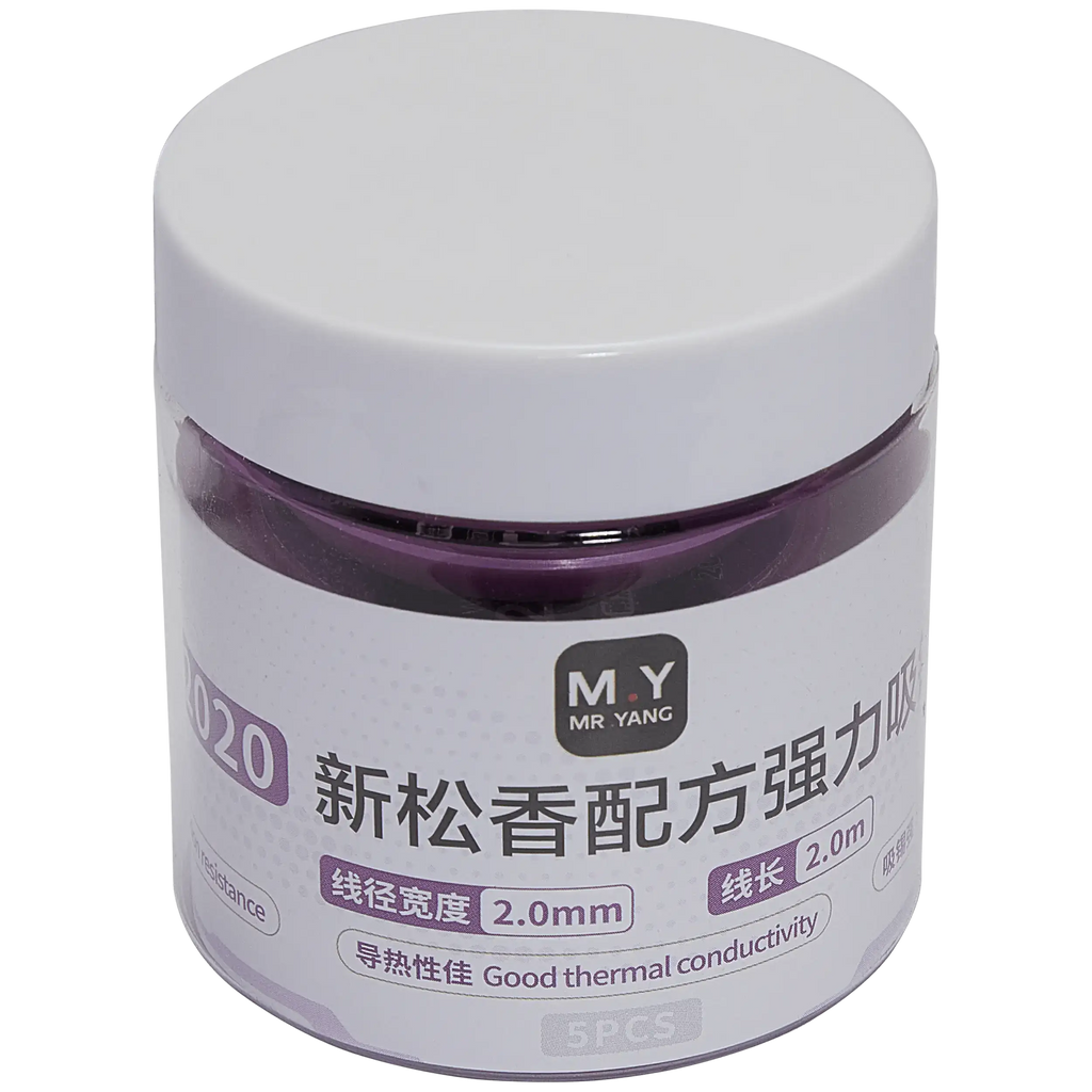 M.Y Desoldering Braid with Rosin (2020) 5-pack