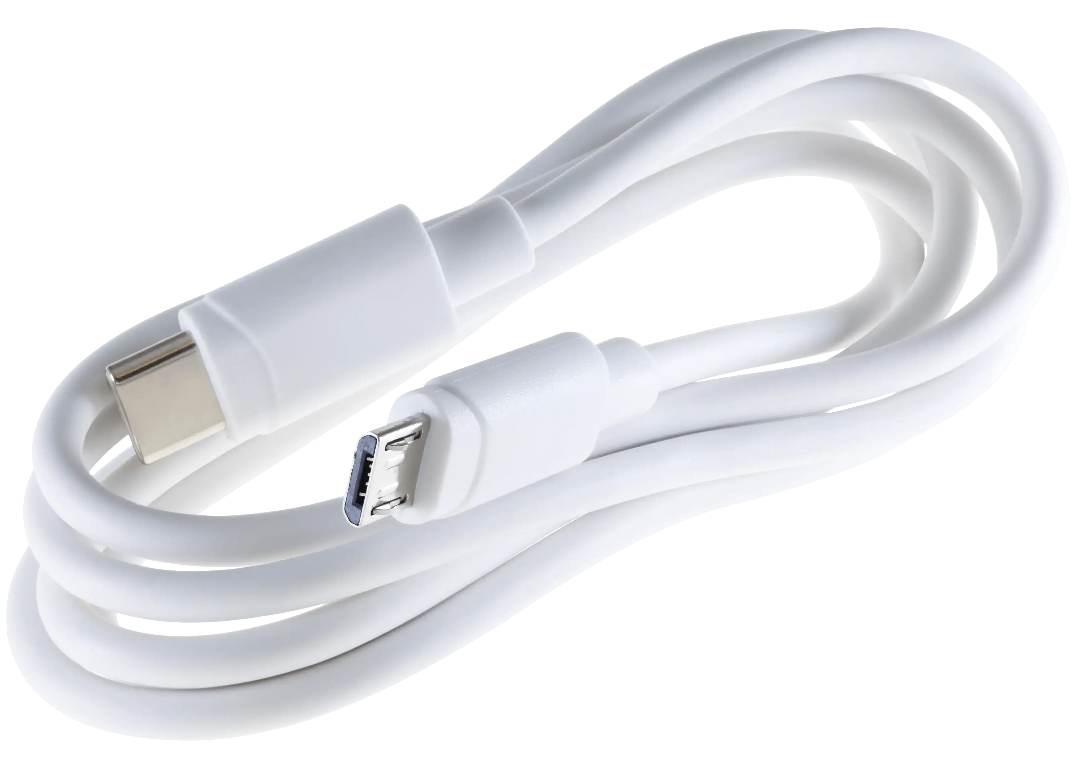 Micro USB auf USB Type C Kabel (Generisch) (Weiß)